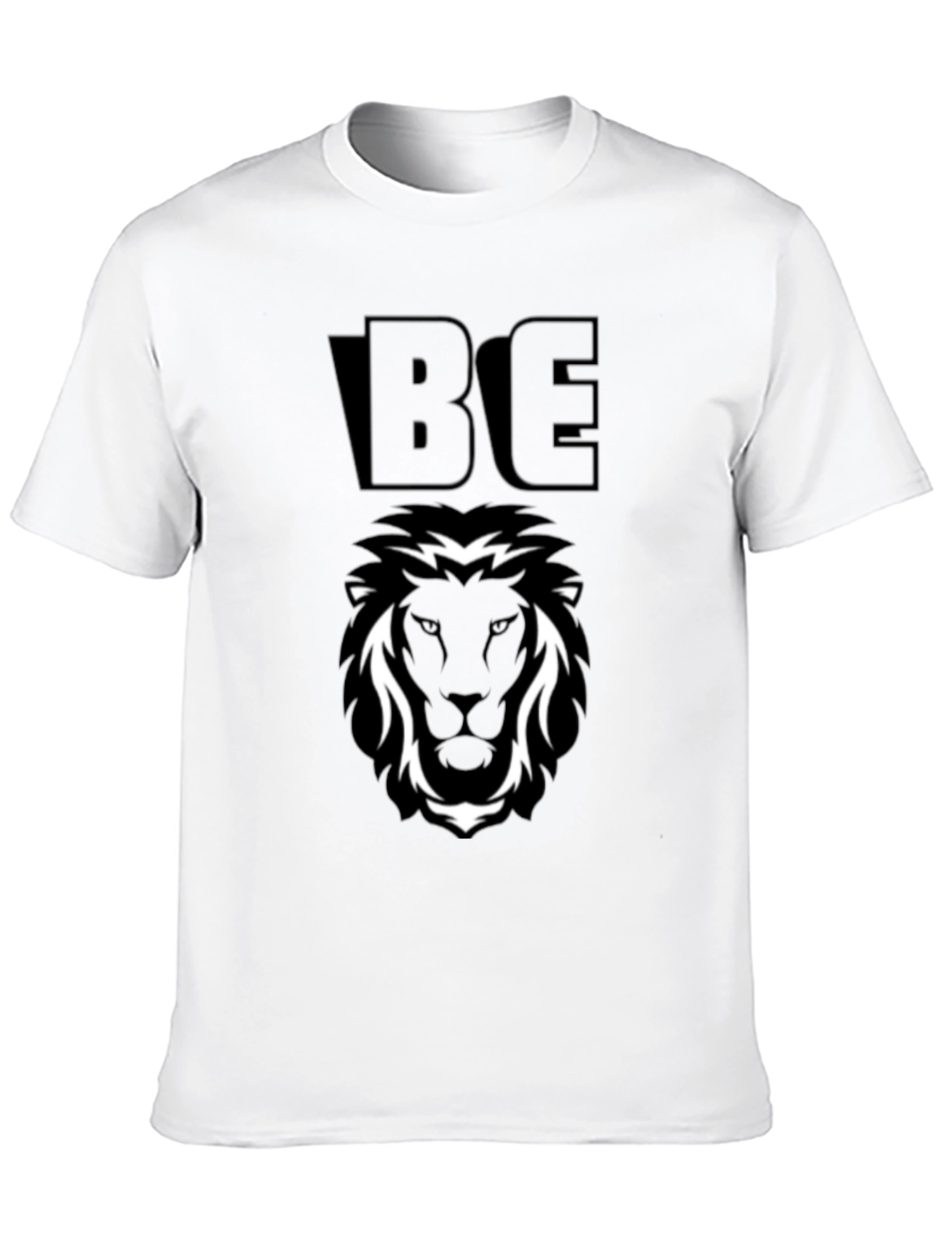 Be Lion T-Shirt - Bold Graphic Print Tee