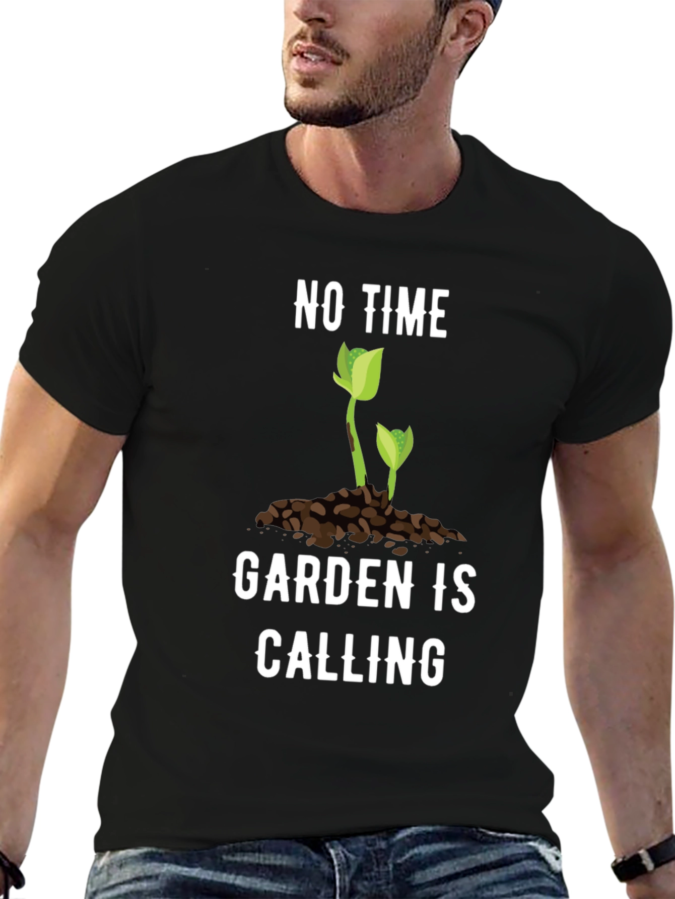 Gardening T-Shirt - No Time Garden is Calling Tee