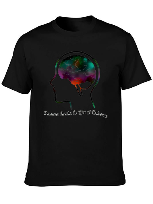 Human Brain Universe Graphic T-Shirt