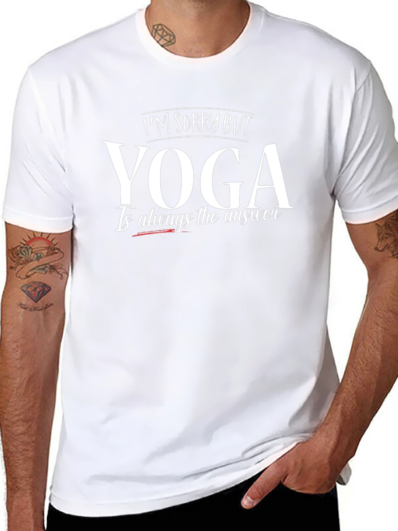 Yoga is Always The Answer Graphic Tee