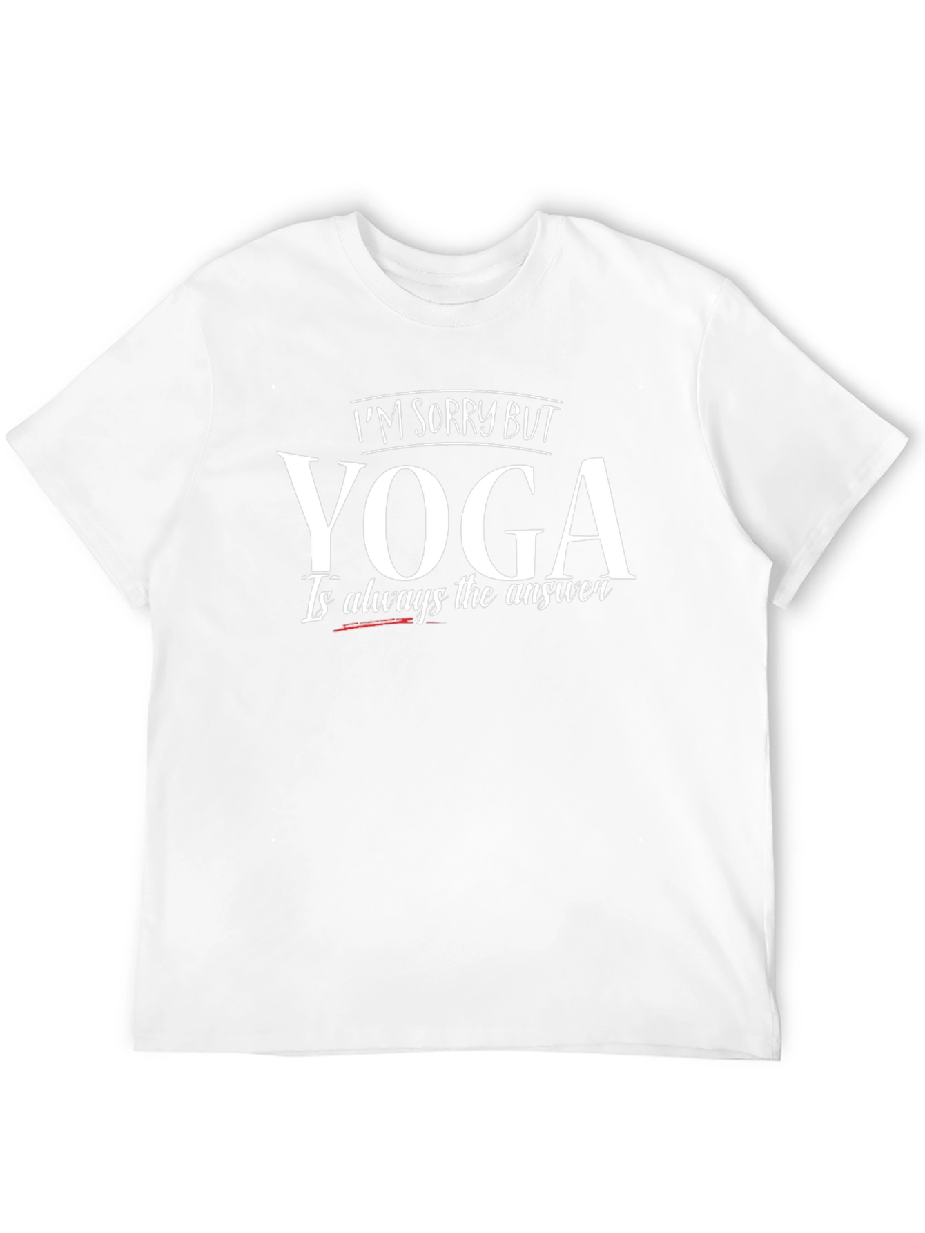 Yoga is Always The Answer Graphic Tee