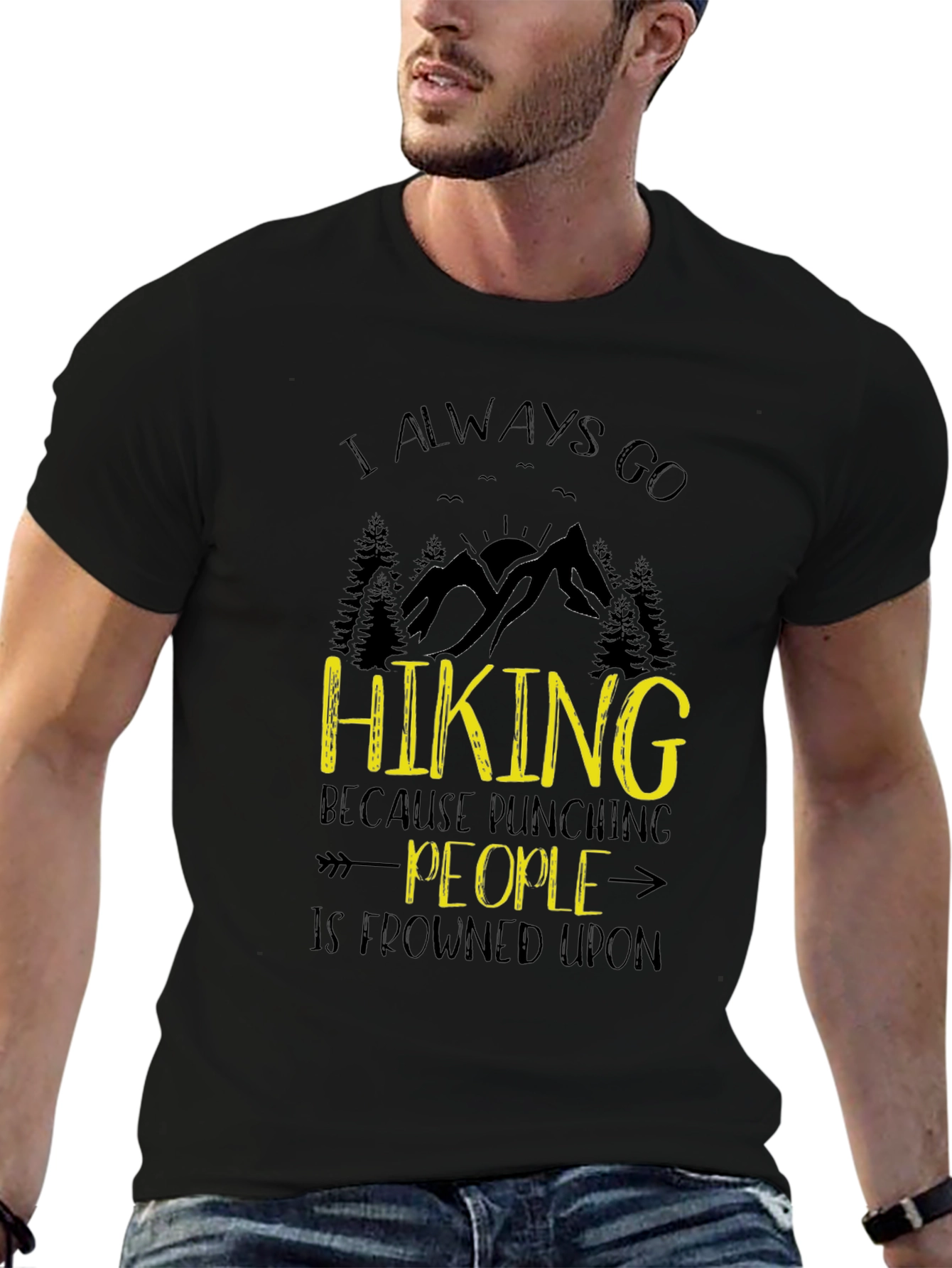 Hiking Pun Humor Graphic Tee