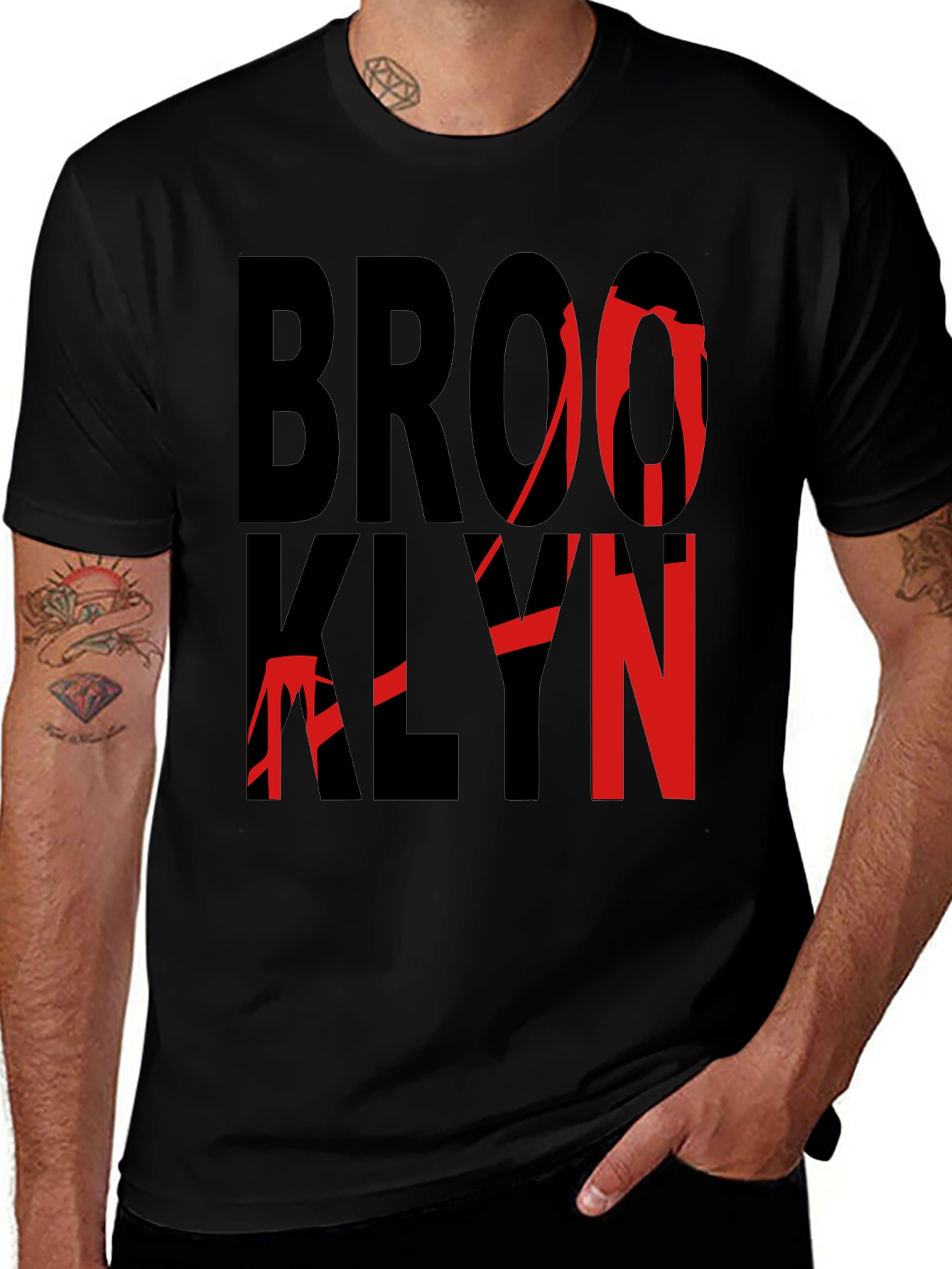 Brooklyn Graphic Print Crew Neck T-Shirt