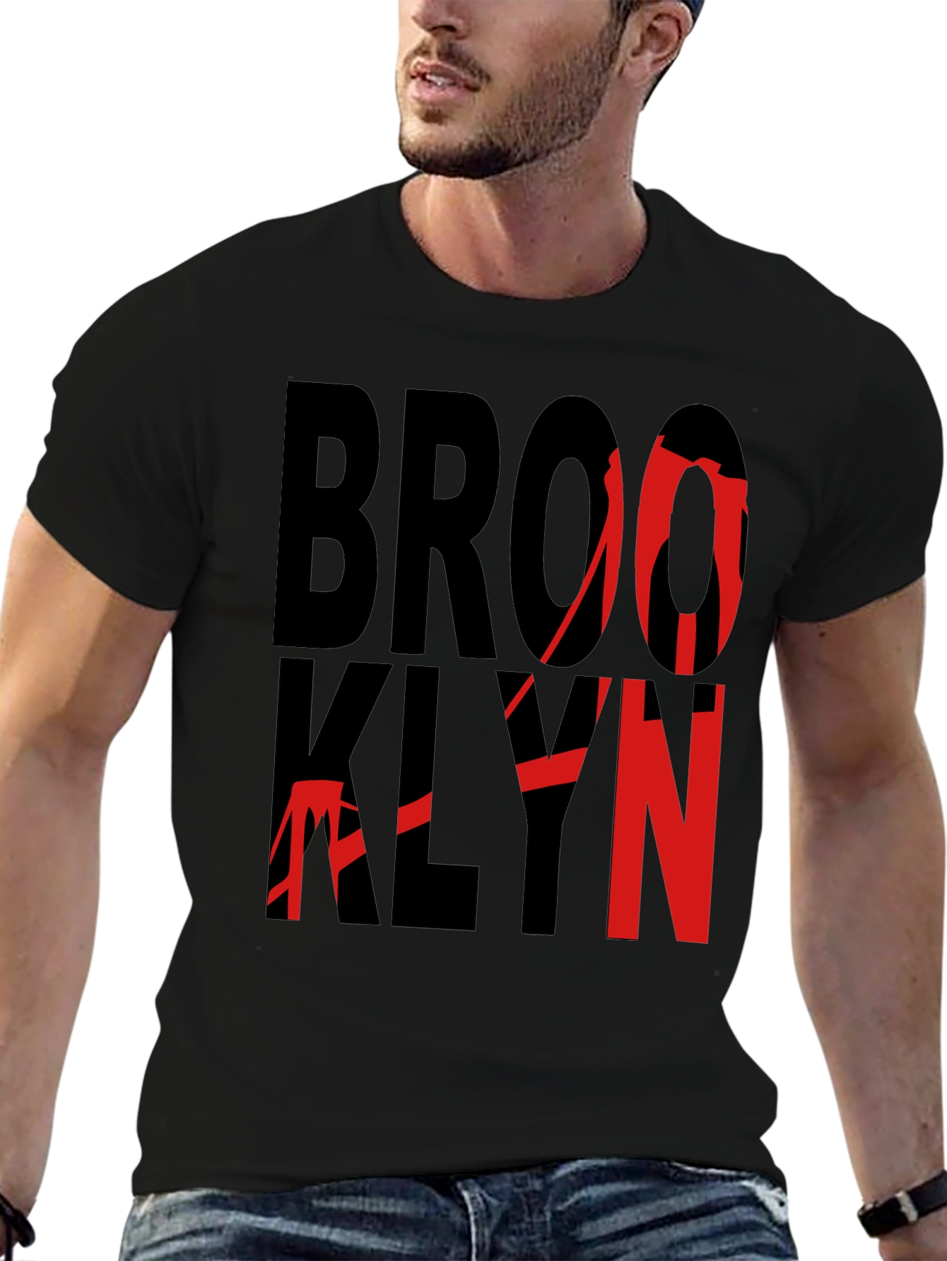 Brooklyn Graphic Print Crew Neck T-Shirt