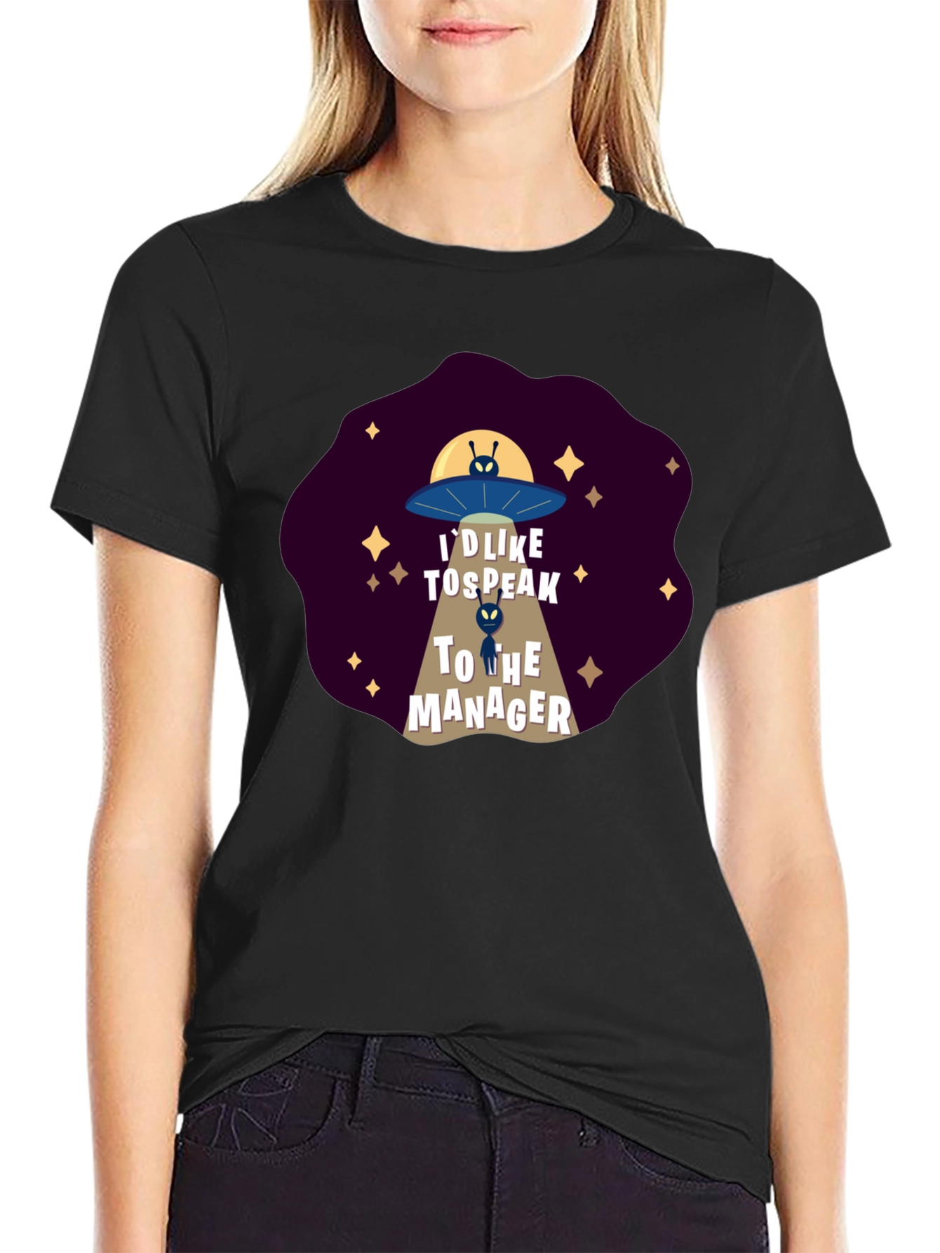 Id Like To Speak To The Manager Alien T-Shirt
