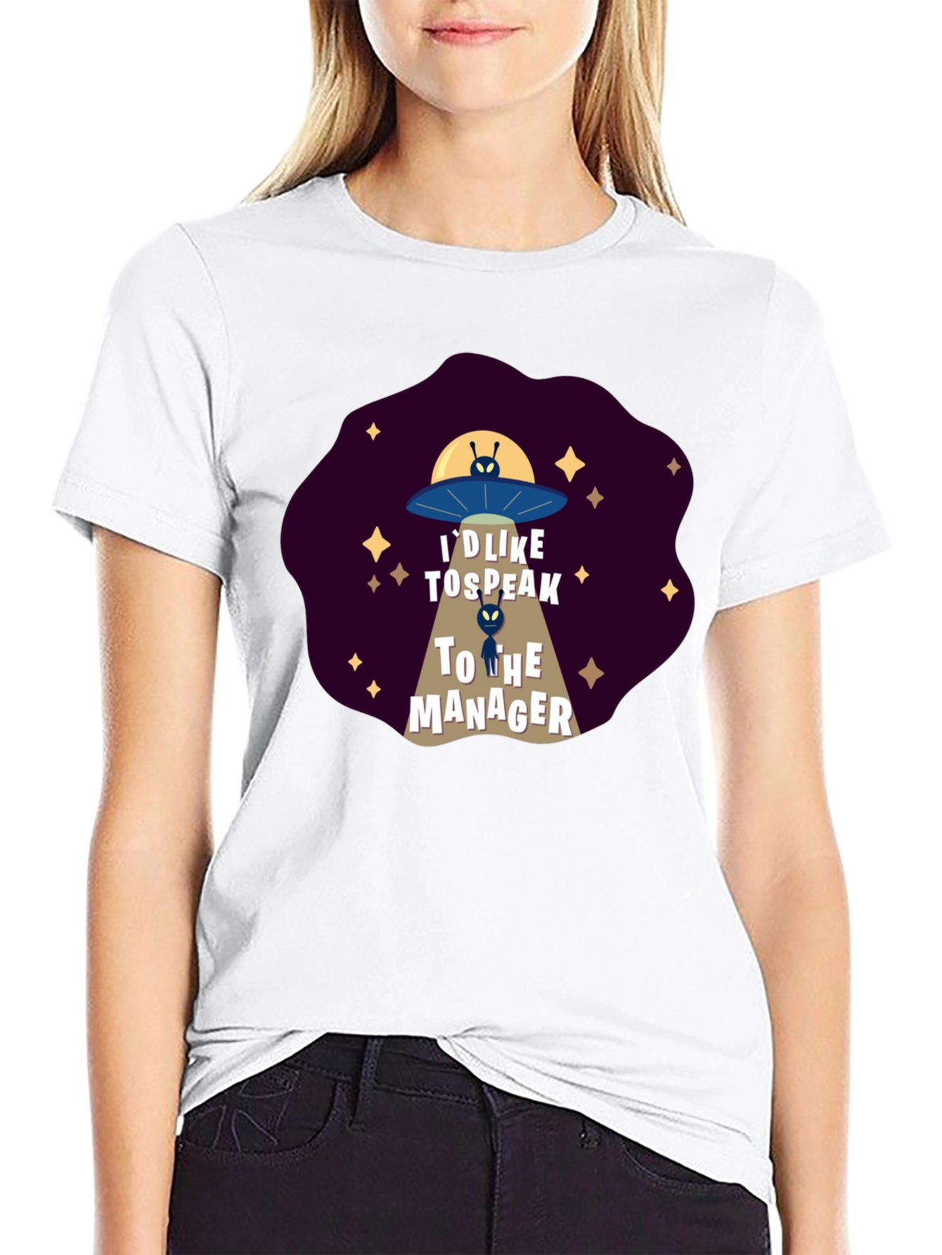 Id Like To Speak To The Manager Alien T-Shirt