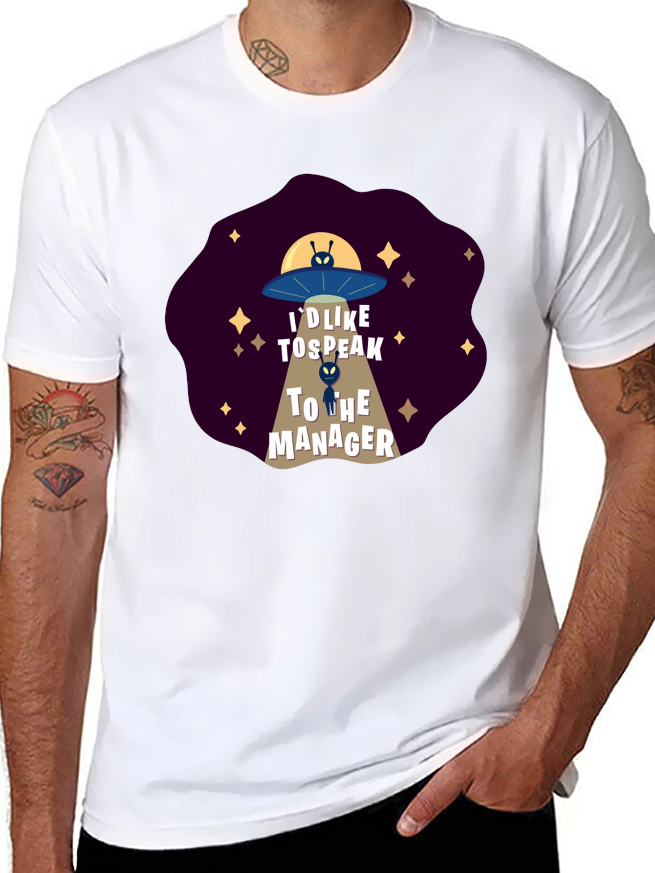 Id Like To Speak To The Manager Alien T-Shirt