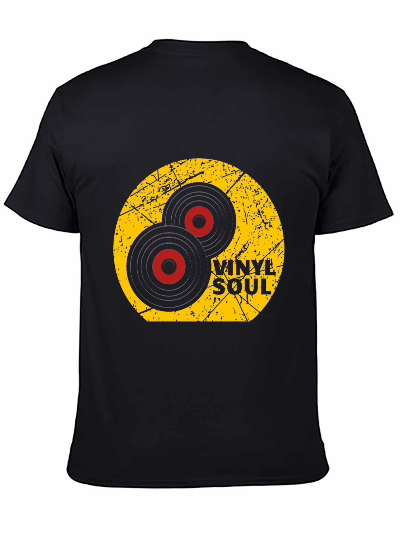 Vinyl Soul Graphic Tee - Retro Music Lover T-Shirt