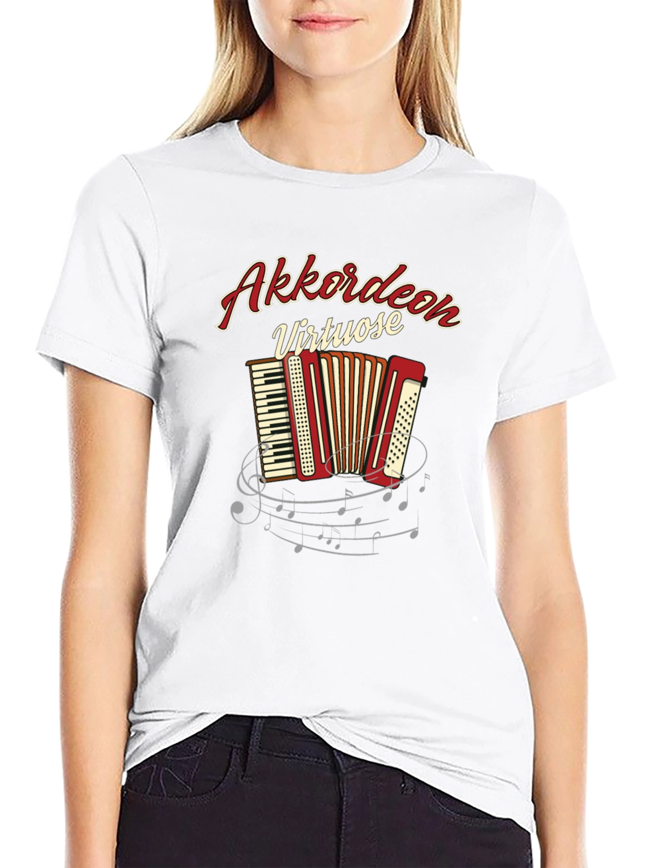 Akkordeon Virtuose Music T-Shirt