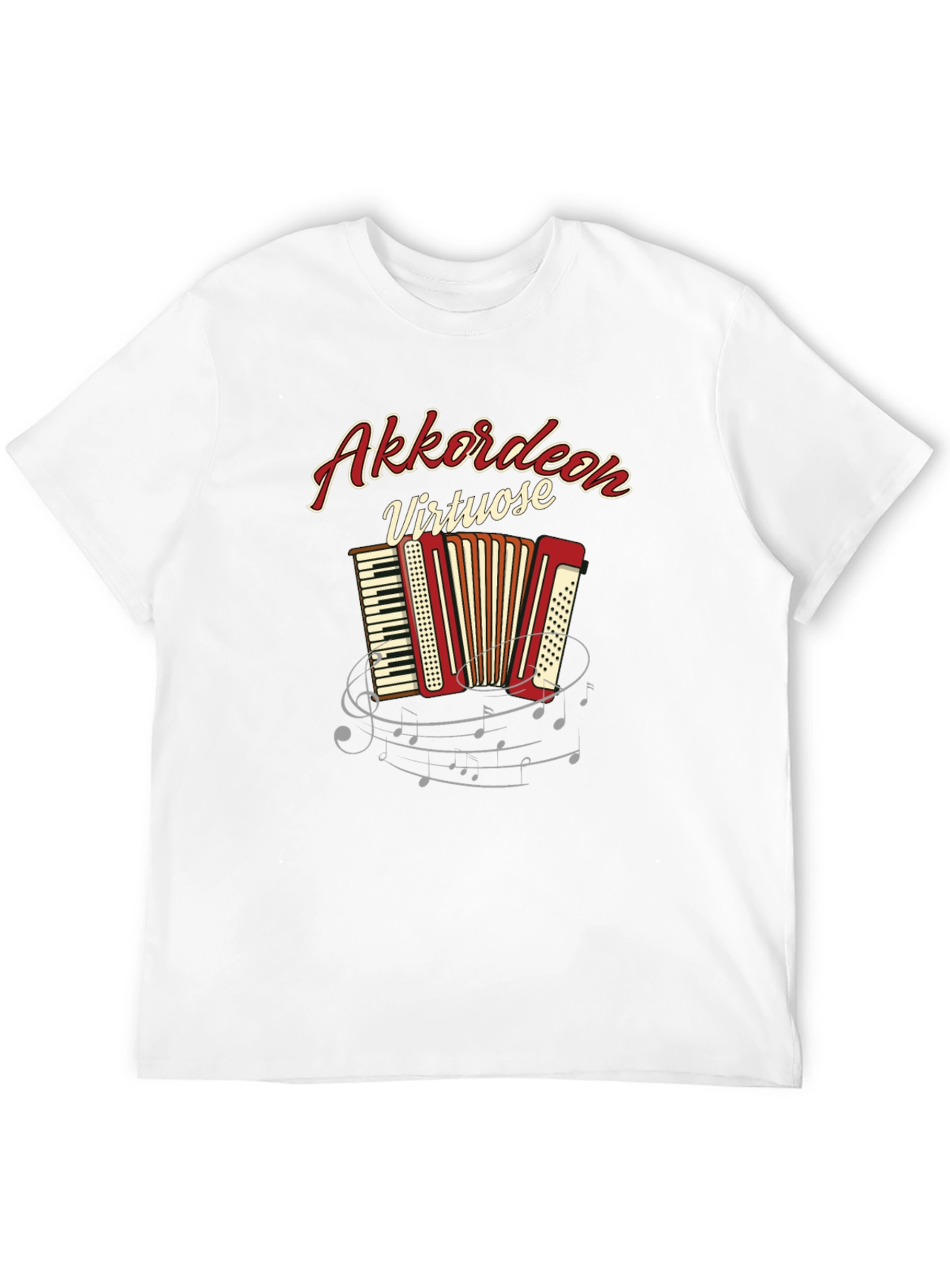 Akkordeon Virtuose Music T-Shirt