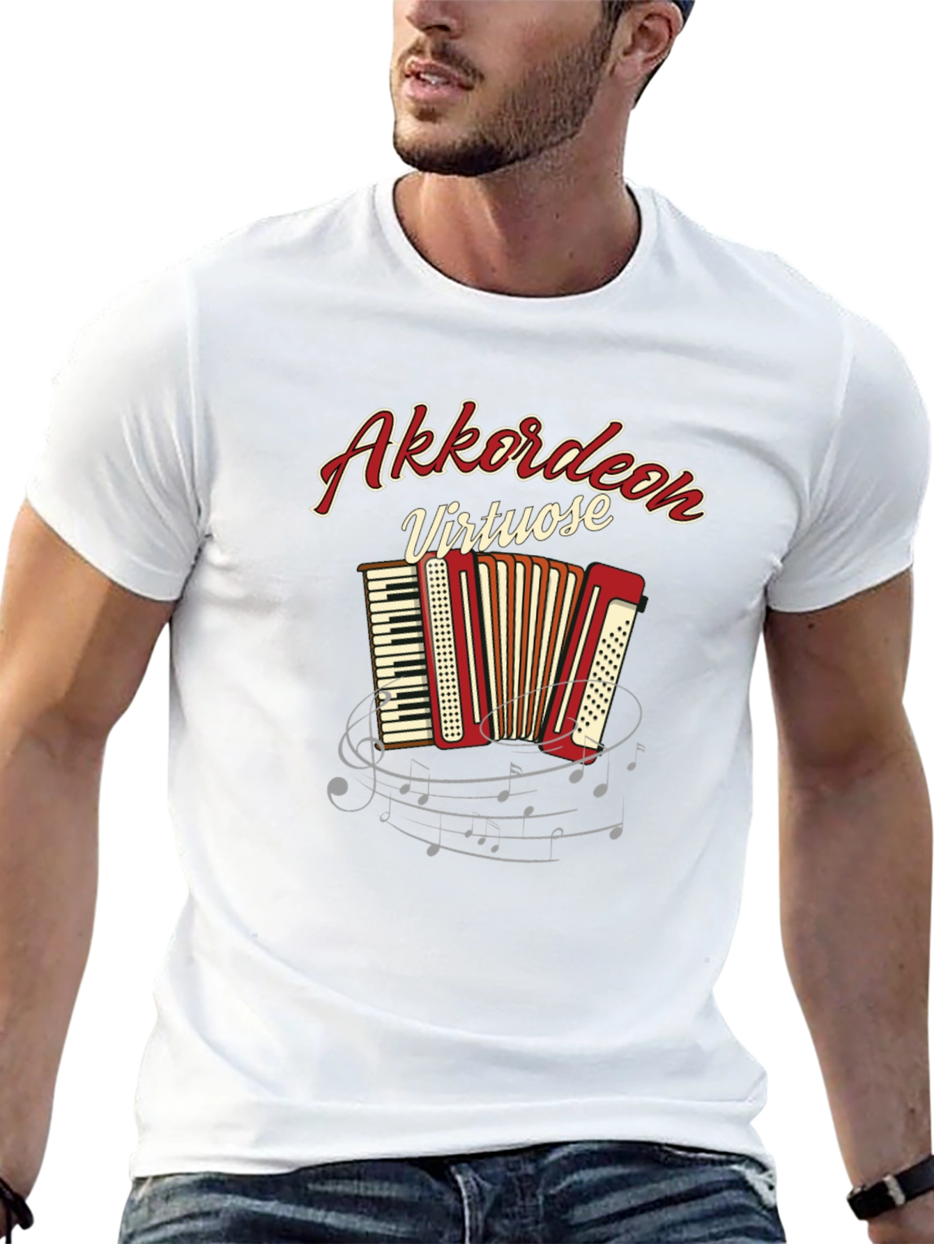 Akkordeon Virtuose Music T-Shirt