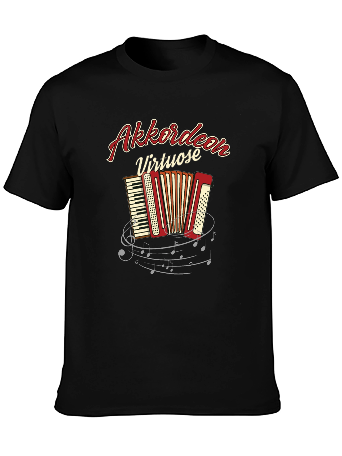 Akkordeon Virtuose Music T-Shirt