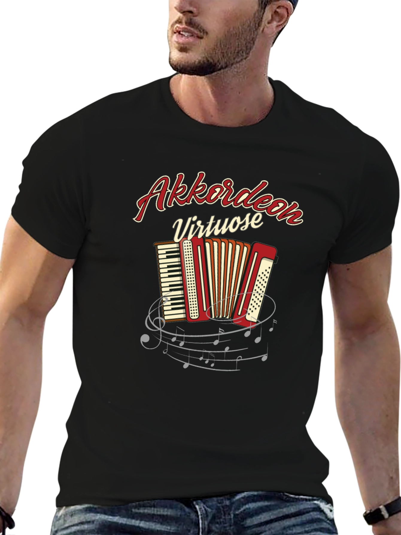 Akkordeon Virtuose Music T-Shirt