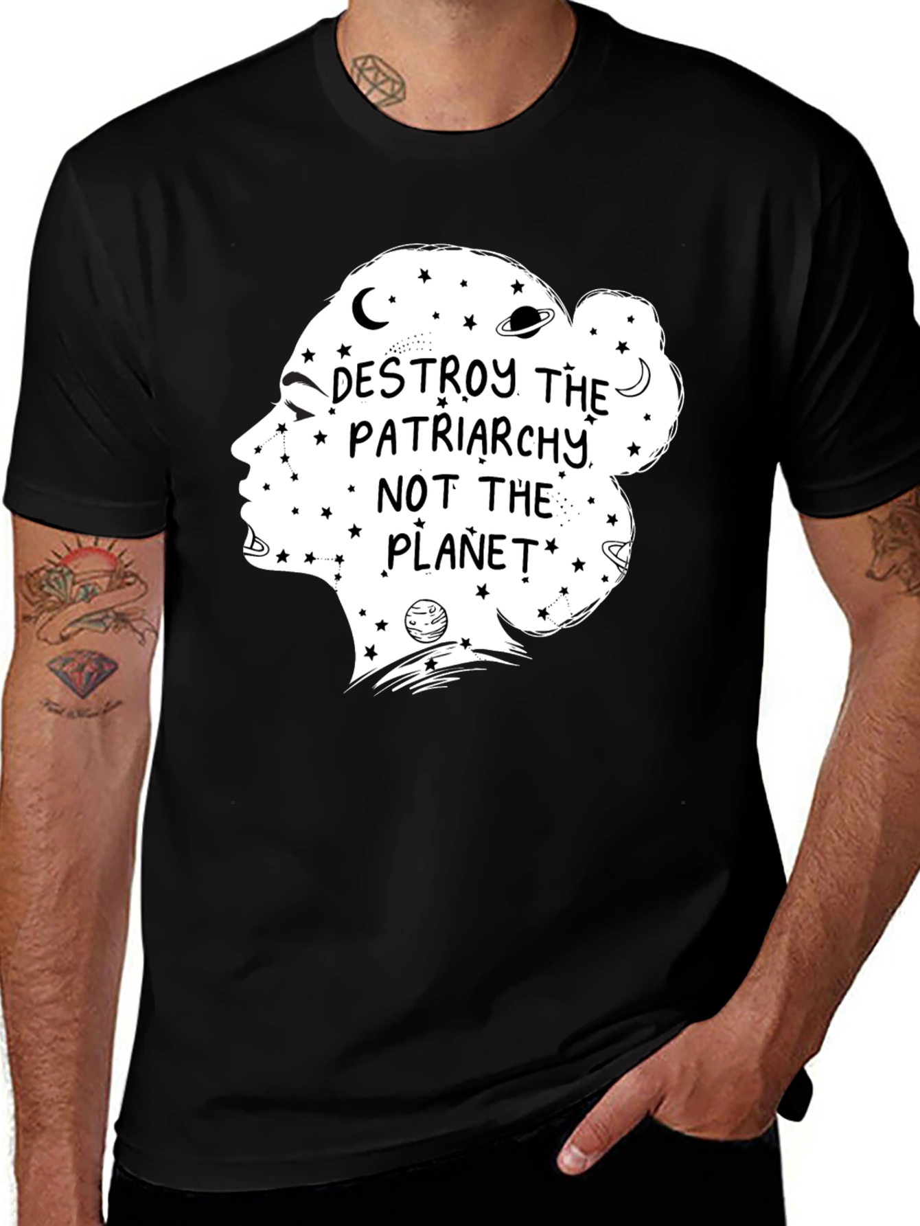 Feminist Planet T-Shirt - Destroy Patriarchy
