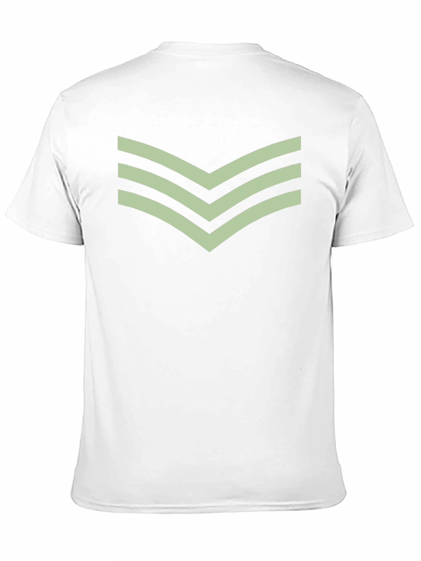 Chevron Stripe Tee - Casual Black T-Shirt