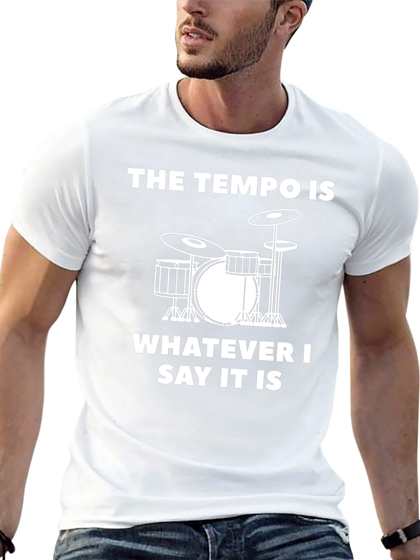 The Tempo Is T-Shirt - Drummer Tee