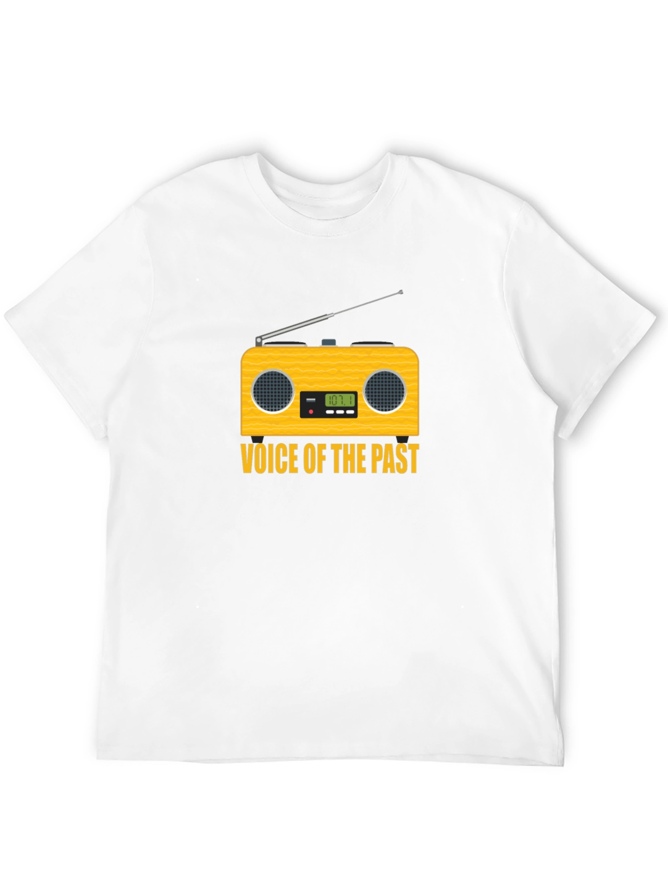Retro Radio Graphic T-Shirt: Voice of the Past