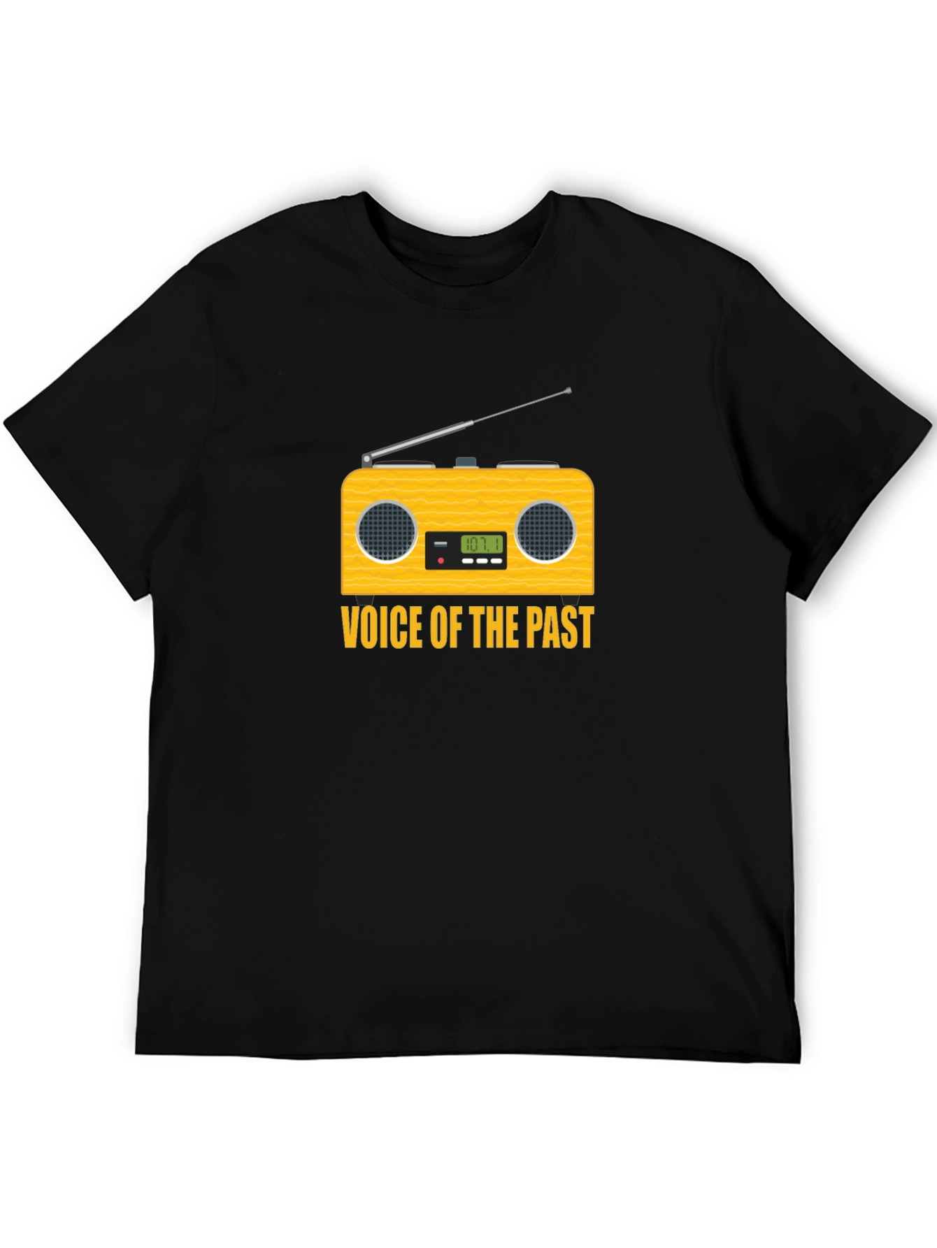 Retro Radio Graphic T-Shirt: Voice of the Past