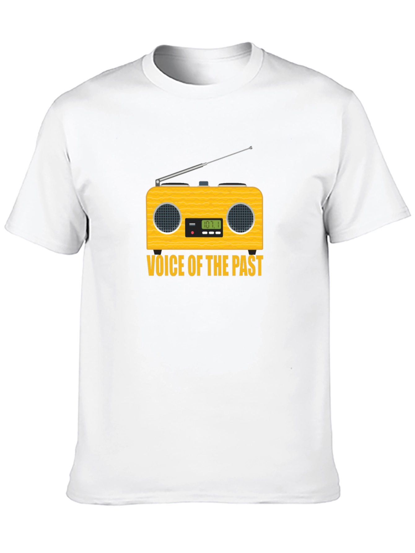 Retro Radio Graphic T-Shirt: Voice of the Past