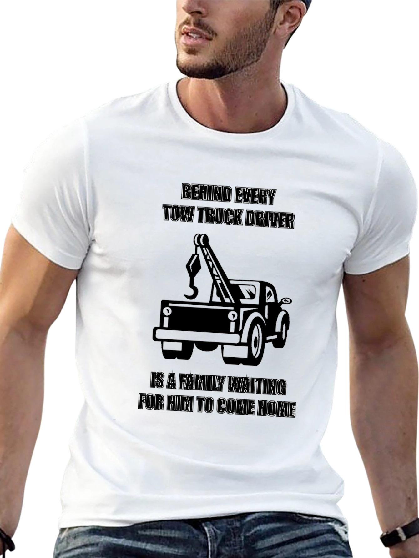 Tow Truck Driver Family Tee