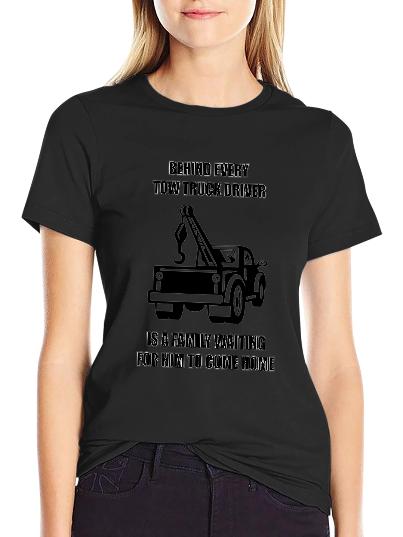 Tow Truck Driver Family Tee