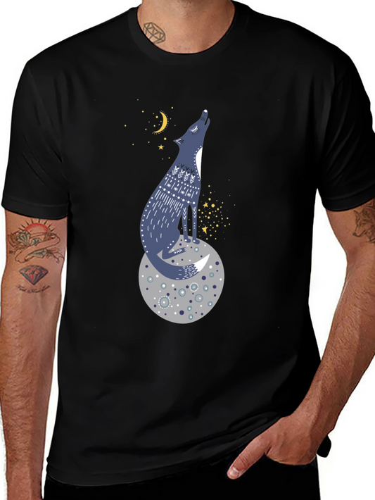 Wolf Moon T-Shirt - Whimsical Graphic Tee