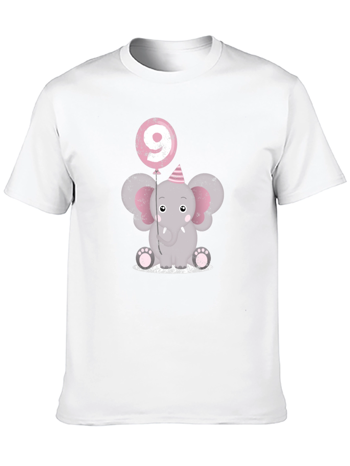 Cute 9th Birthday Elephant T-Shirt