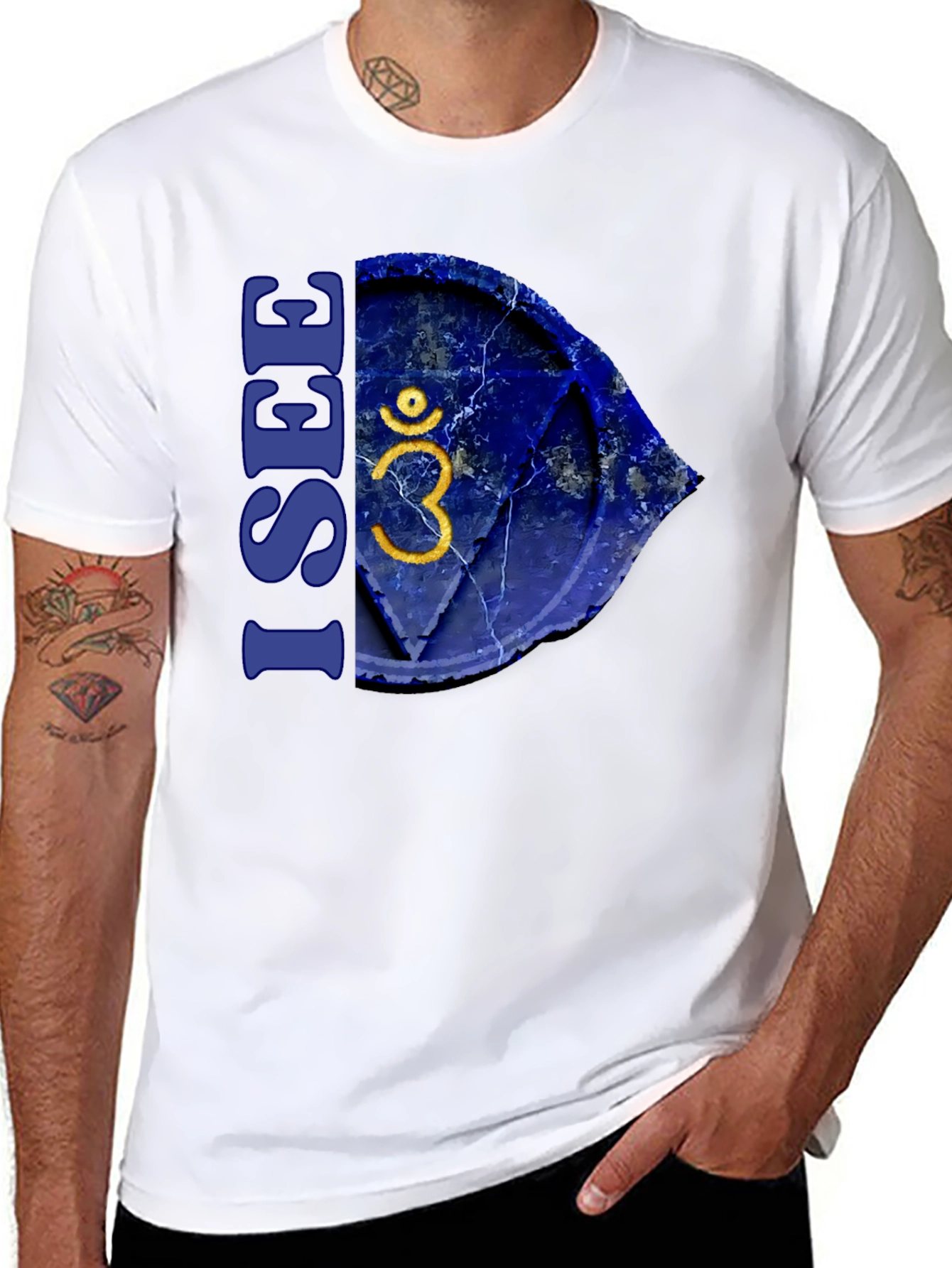 I SEE Third Eye Chakra Black T-Shirt