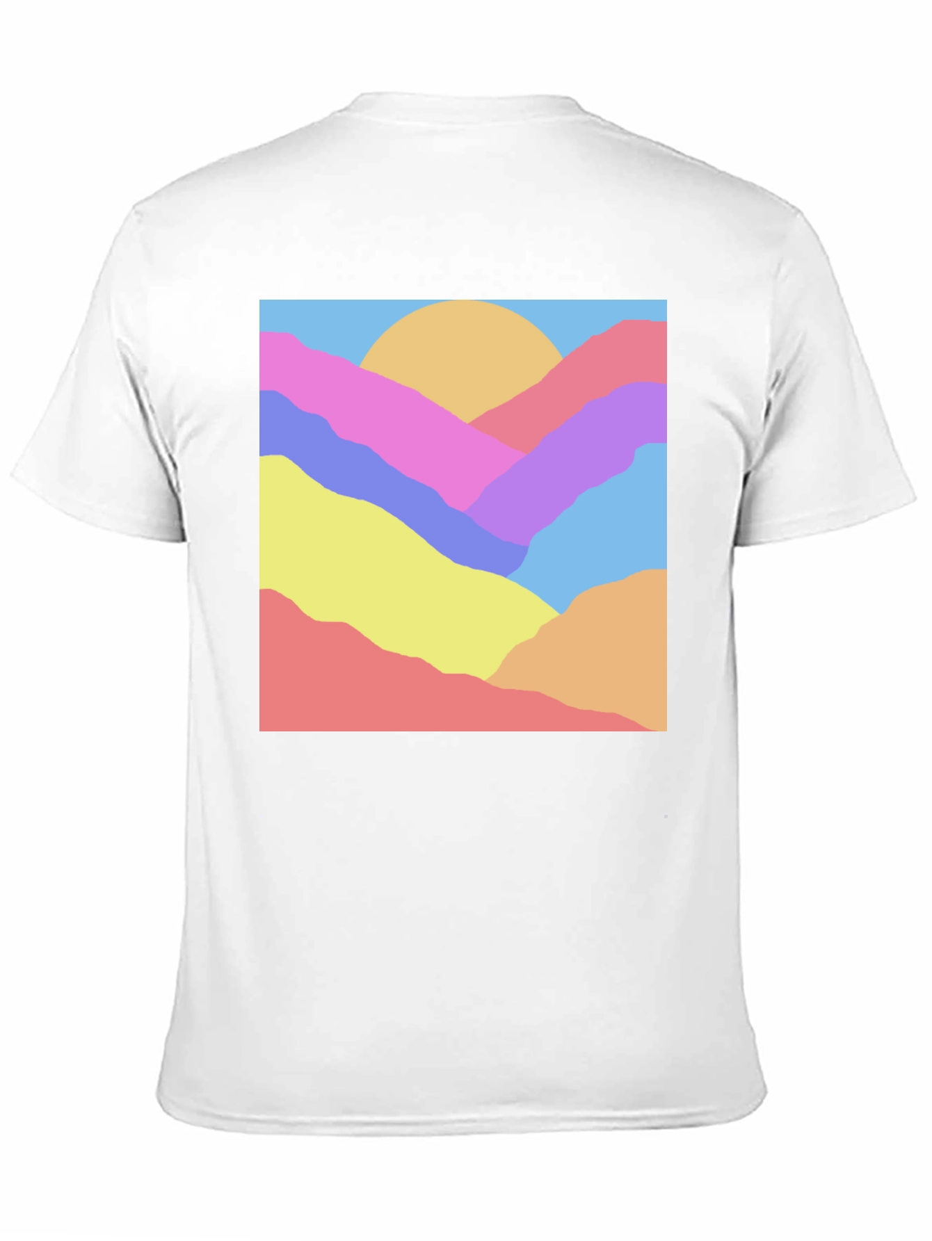 Abstract Mountain Graphic Tee - Unisex