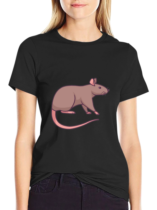 Rat Graphic Black T-Shirt