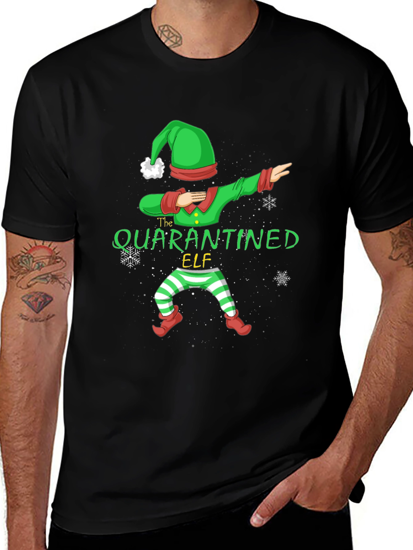 Quarantined Elf Graphic Tee
