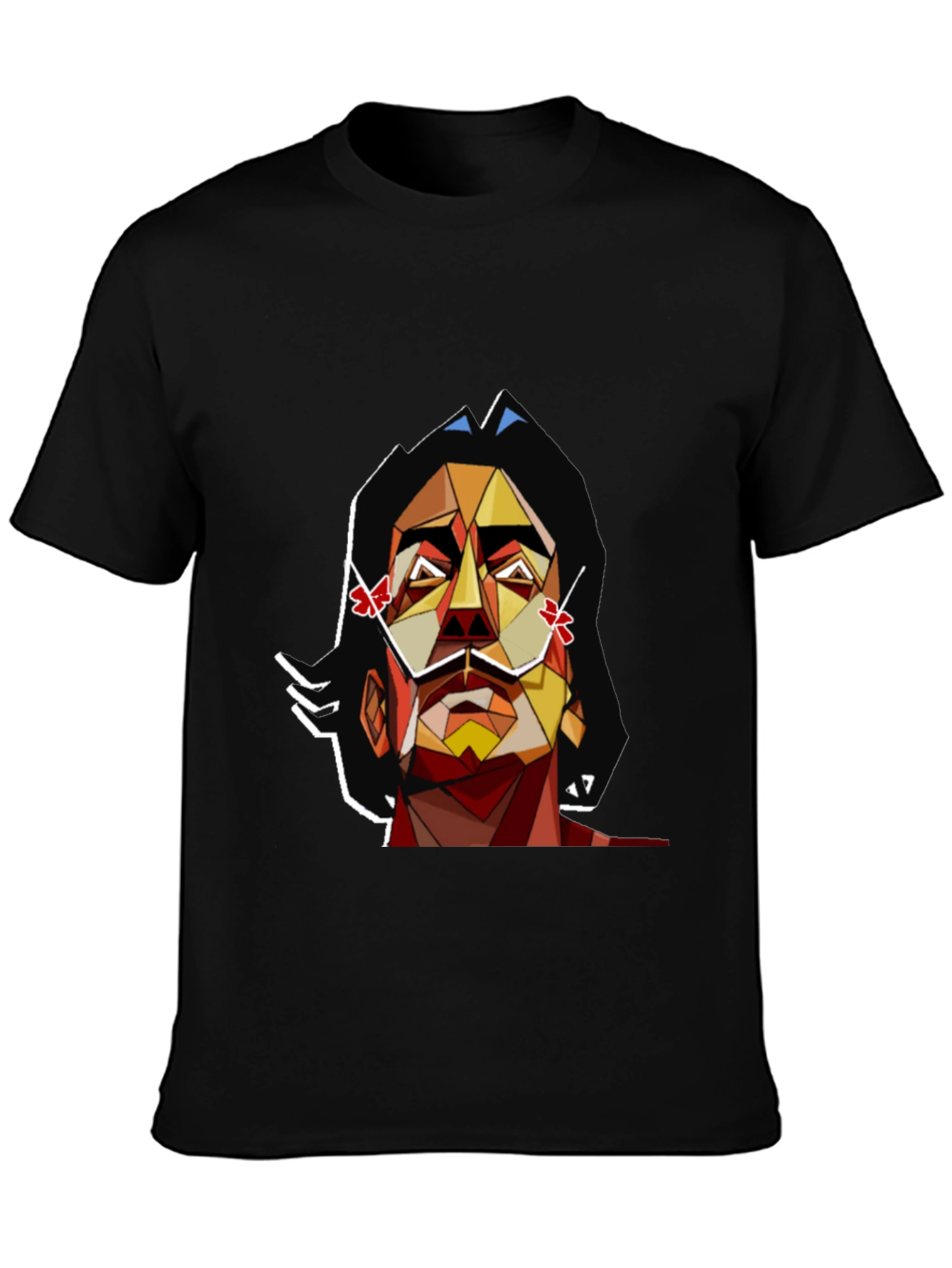 Geometric Salvador Dali Graphic T-Shirt