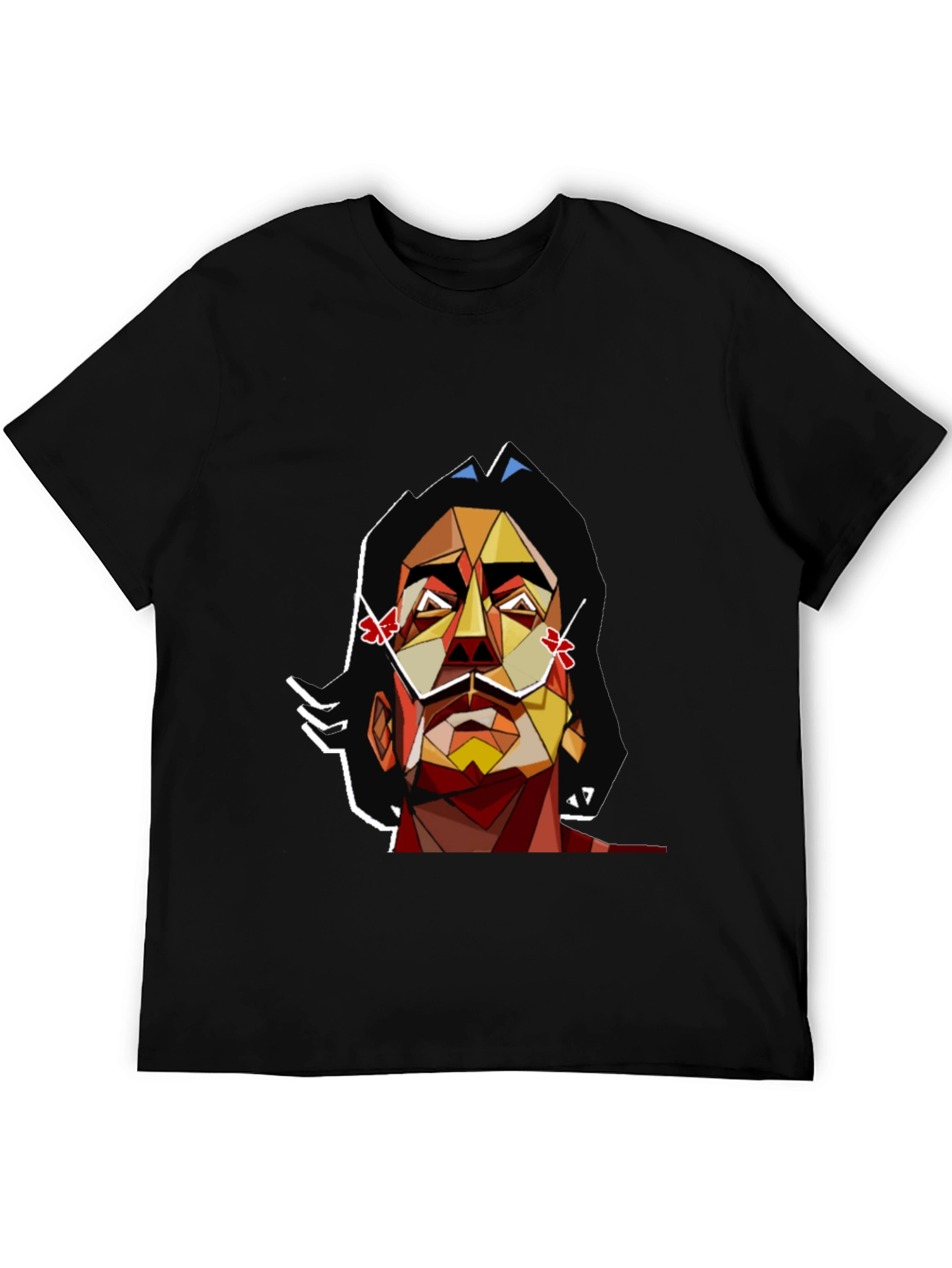 Geometric Salvador Dali Graphic T-Shirt