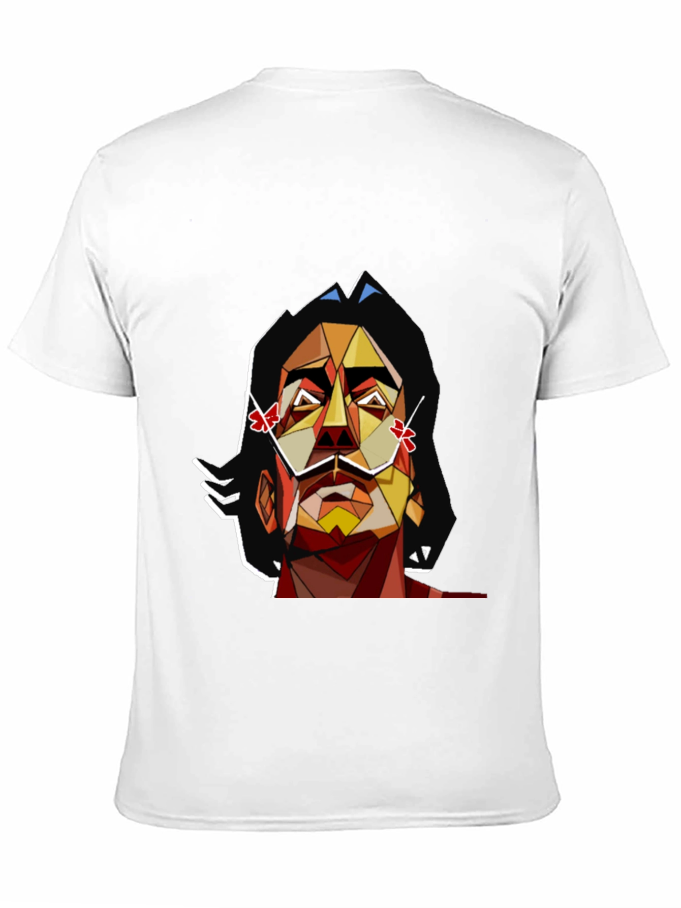 Geometric Salvador Dali Graphic T-Shirt