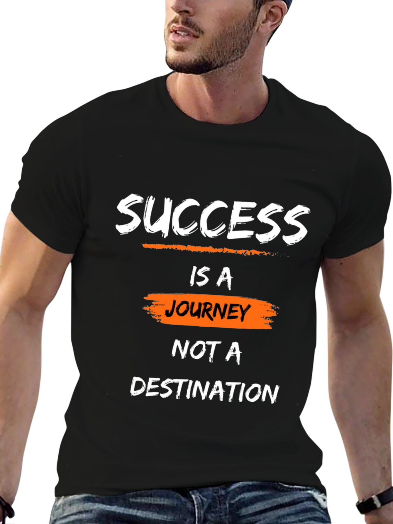 Success Journey Graphic Tee - Motivational T-Shirt