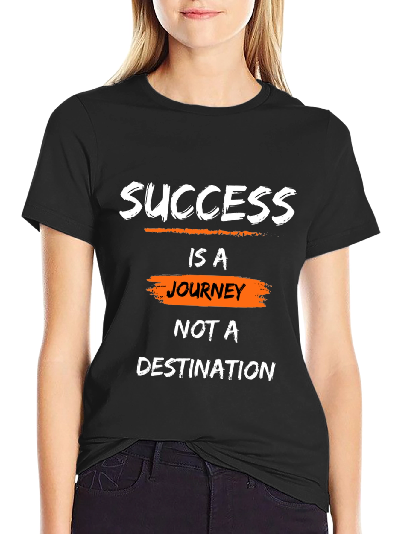 Success Journey Graphic Tee - Motivational T-Shirt