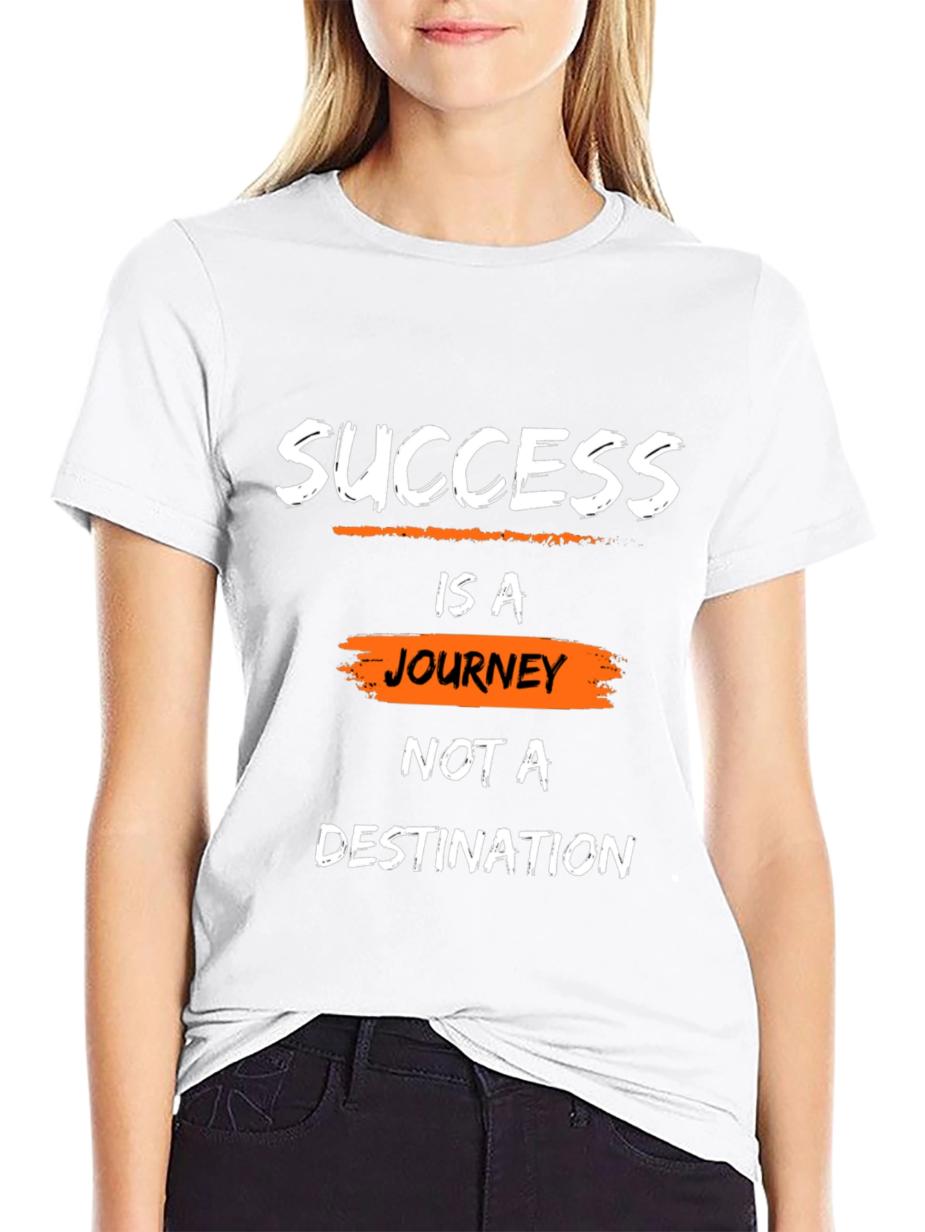 Success Journey Graphic Tee - Motivational T-Shirt