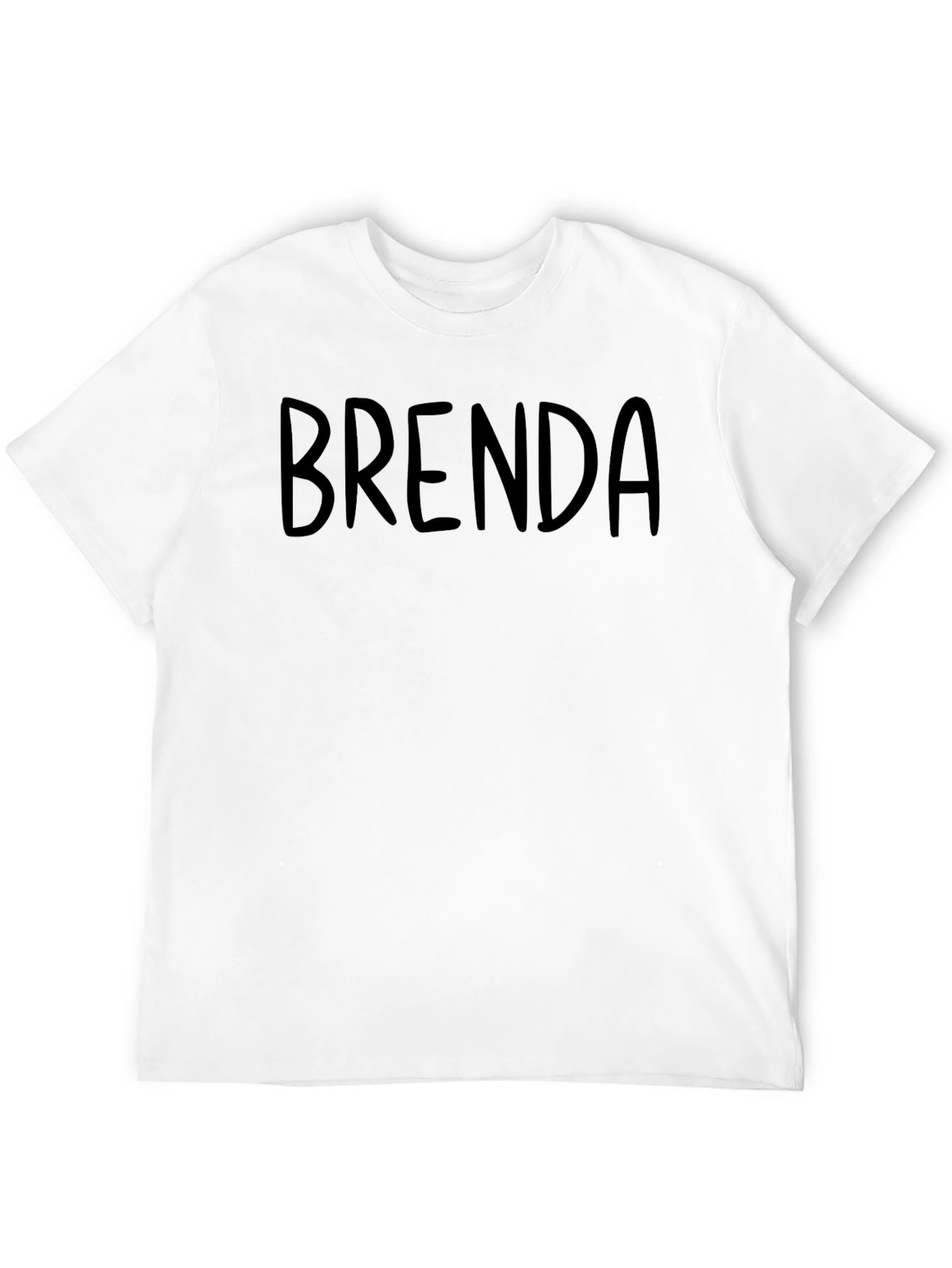 Brenda Personalized Black T-Shirt - Custom Name Tee