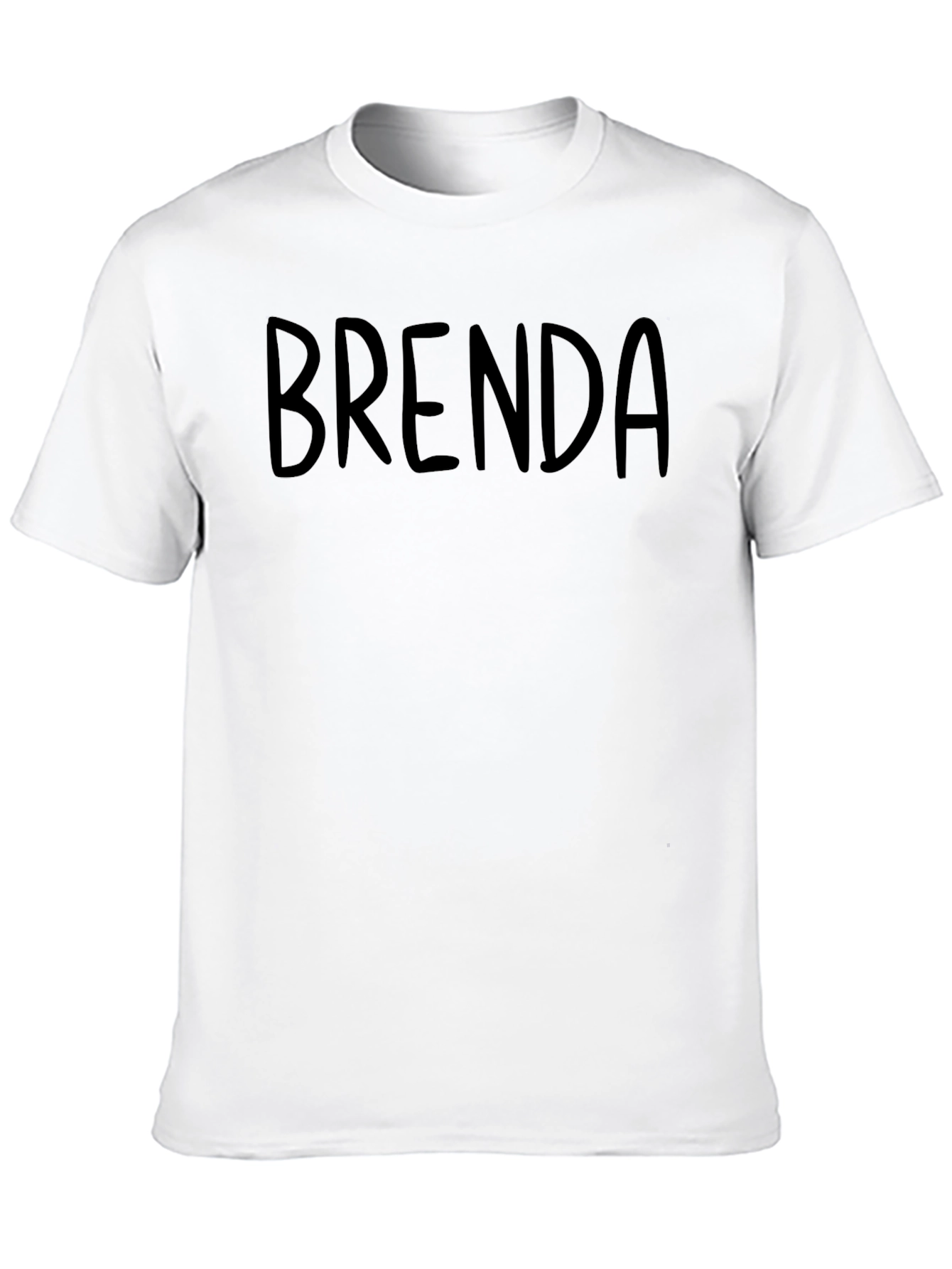 Brenda Personalized Black T-Shirt - Custom Name Tee