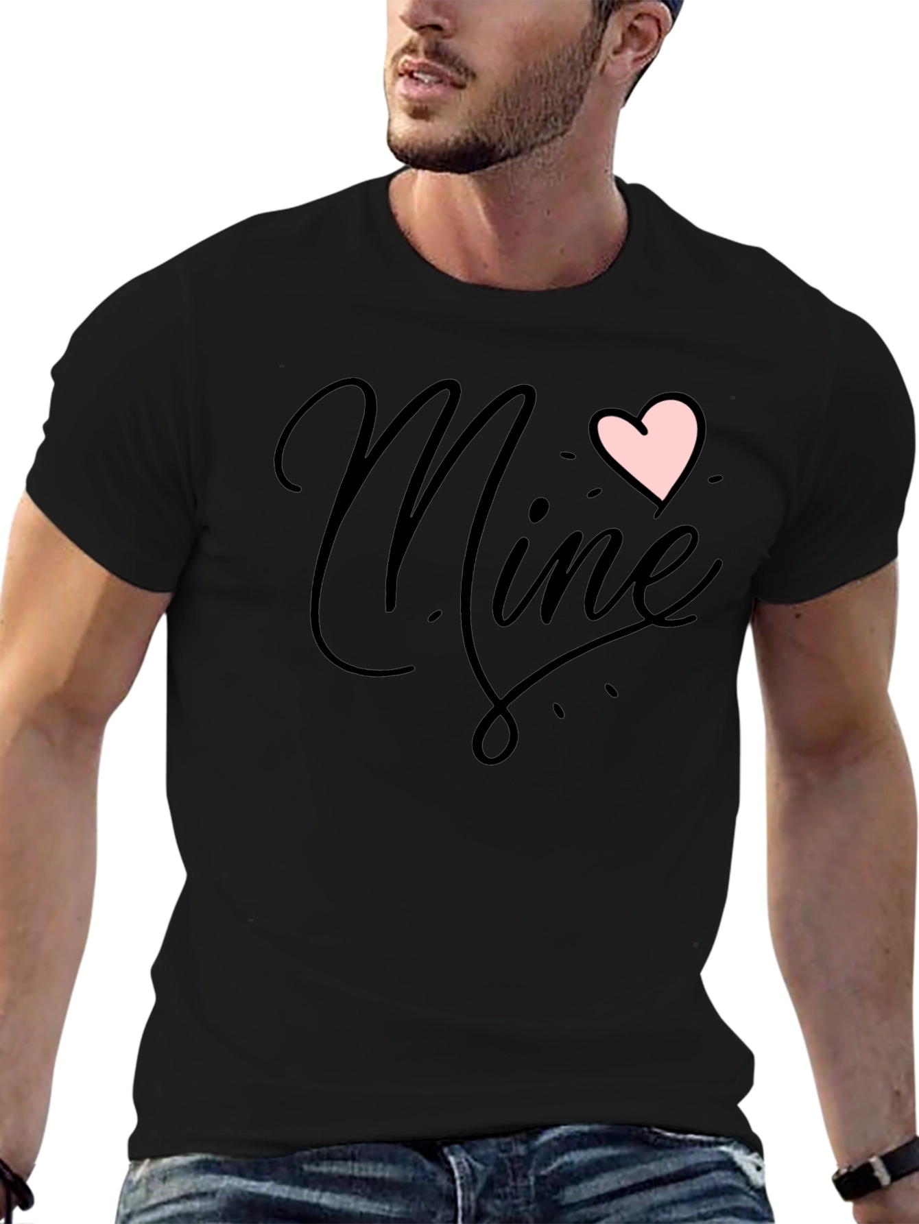 Mine Heart Valentines Day Tee