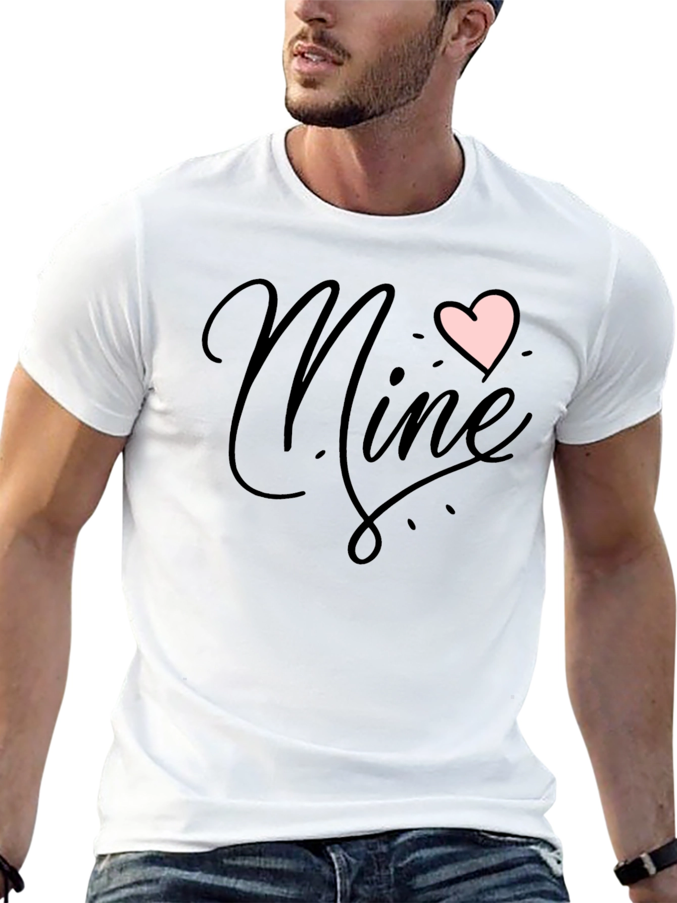 Mine Heart Valentines Day Tee