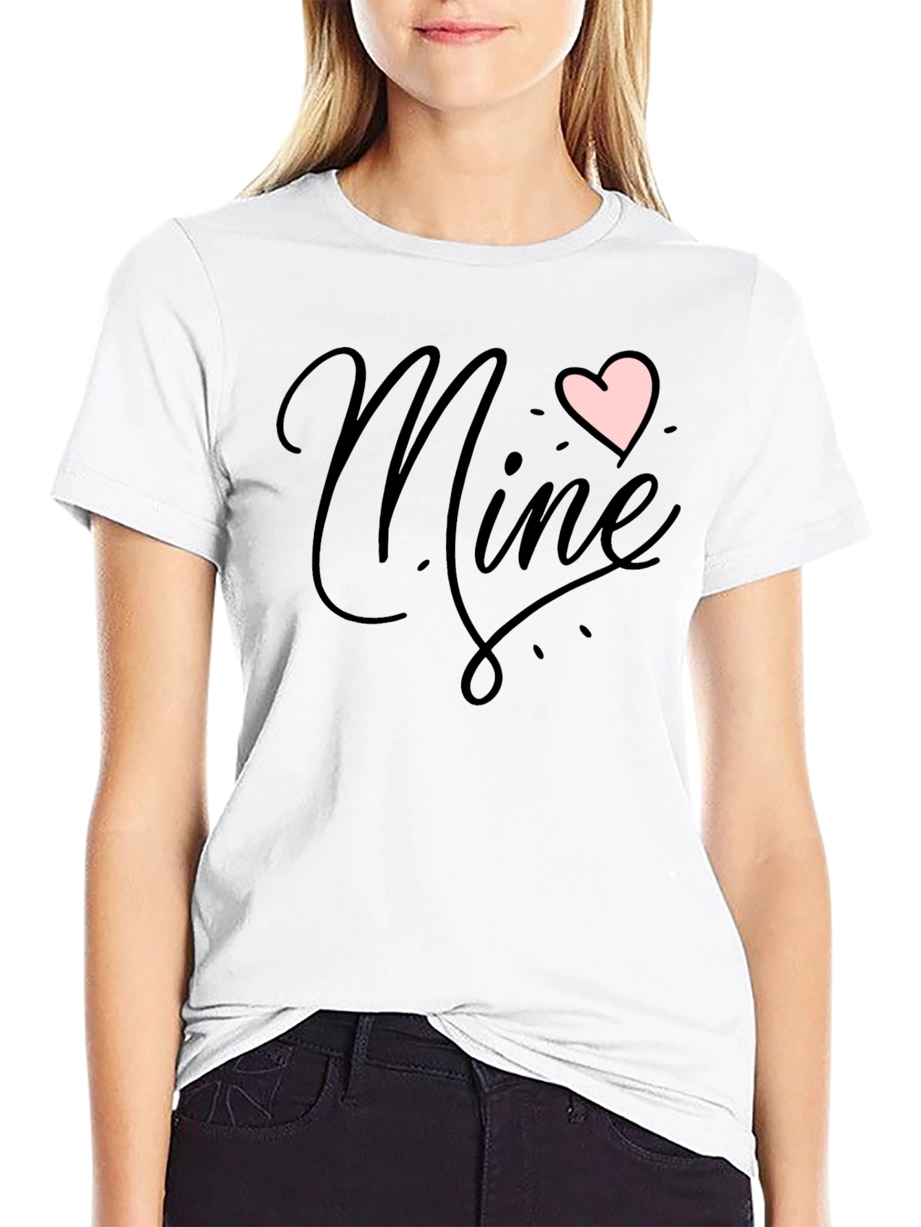 Mine Heart Valentines Day Tee