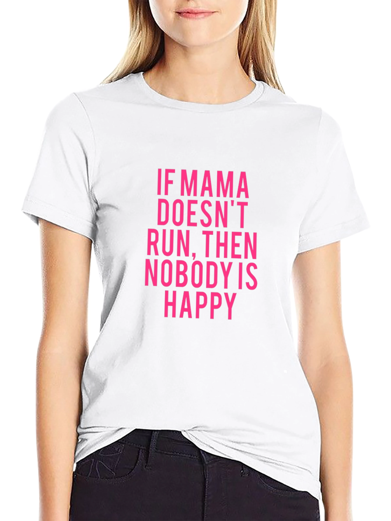 Mama Runs T-Shirt - Funny Mom Tee