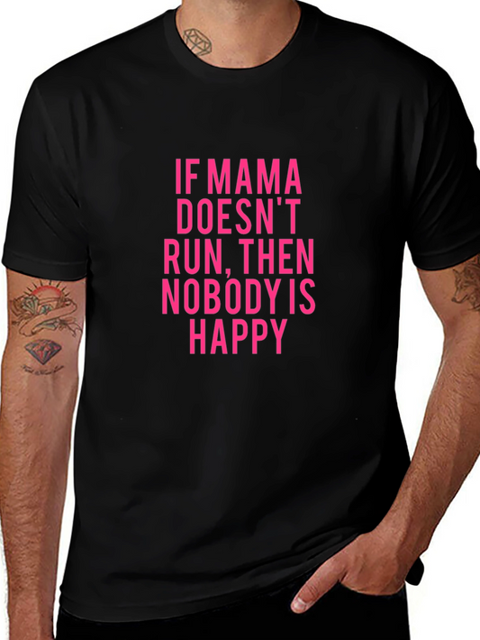 Mama Runs T-Shirt - Funny Mom Tee