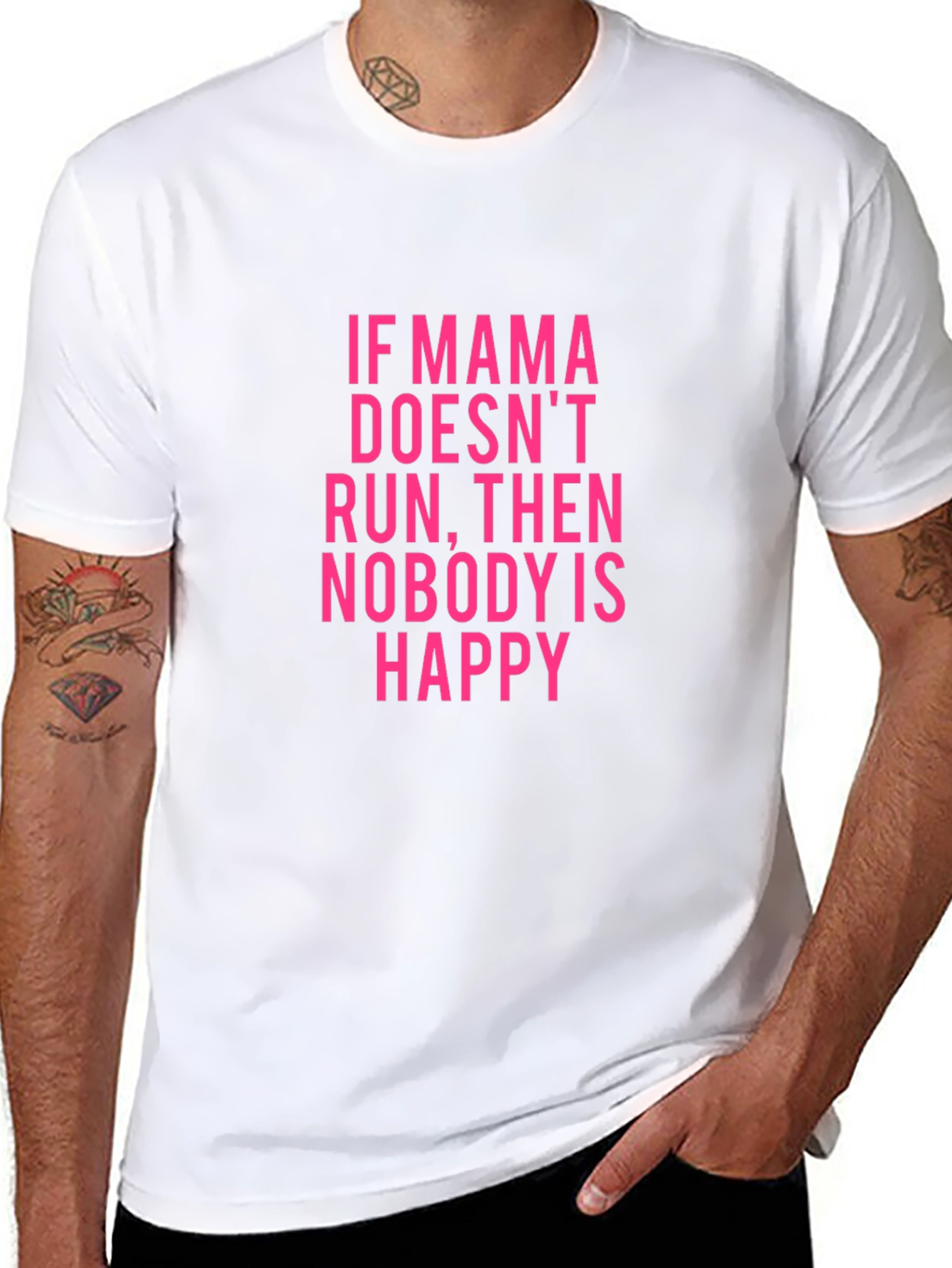 Mama Runs T-Shirt - Funny Mom Tee