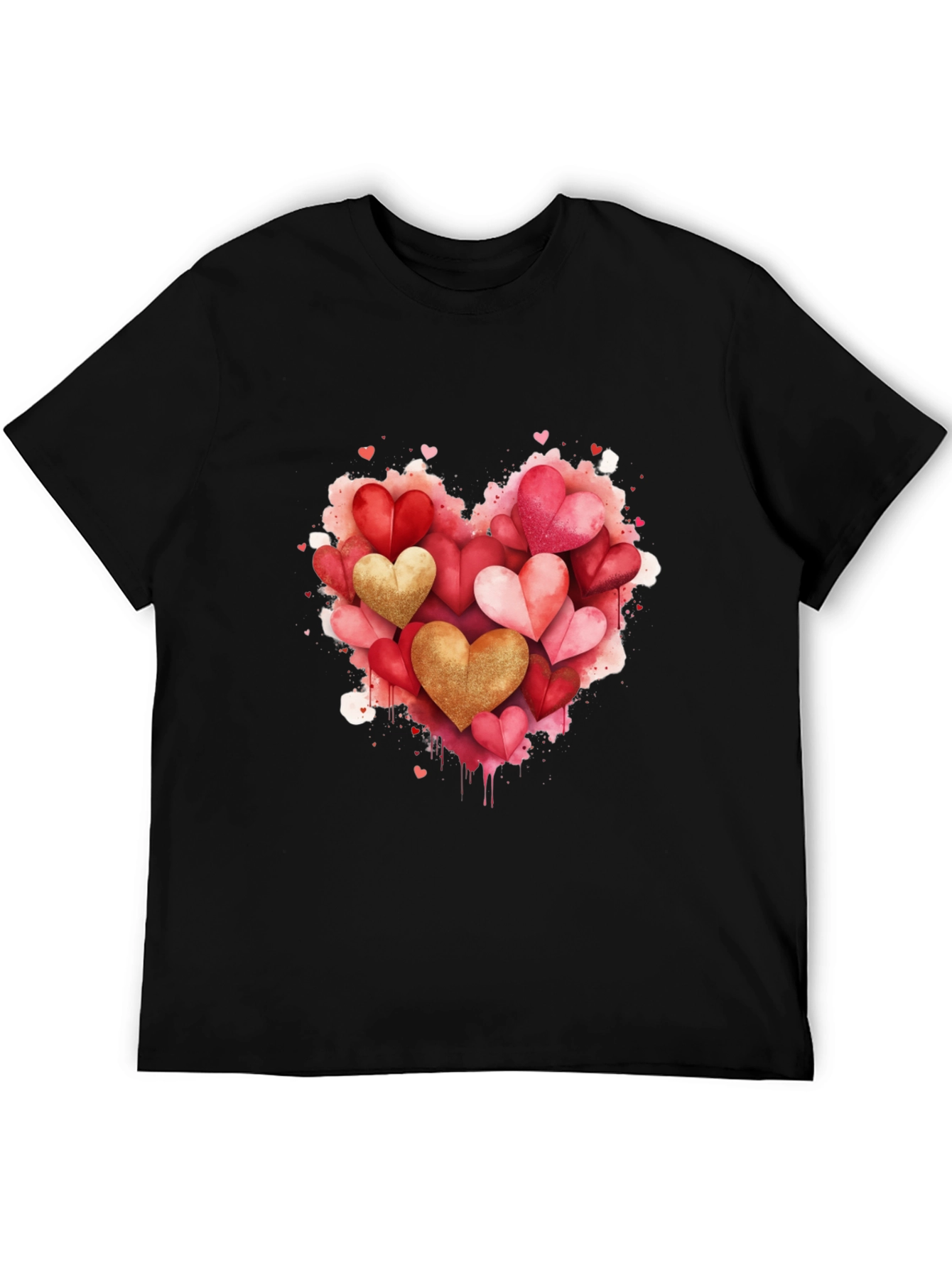 Heart Valentines Day Graphic T-Shirt