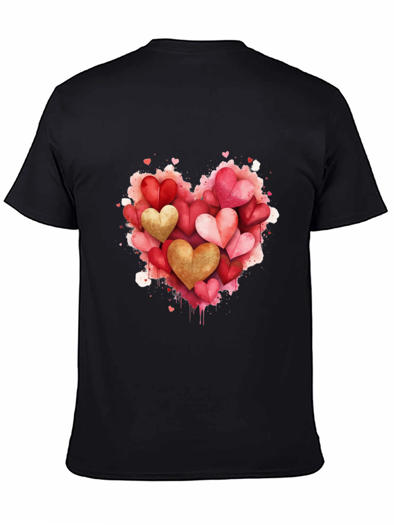 Heart Valentines Day Graphic T-Shirt