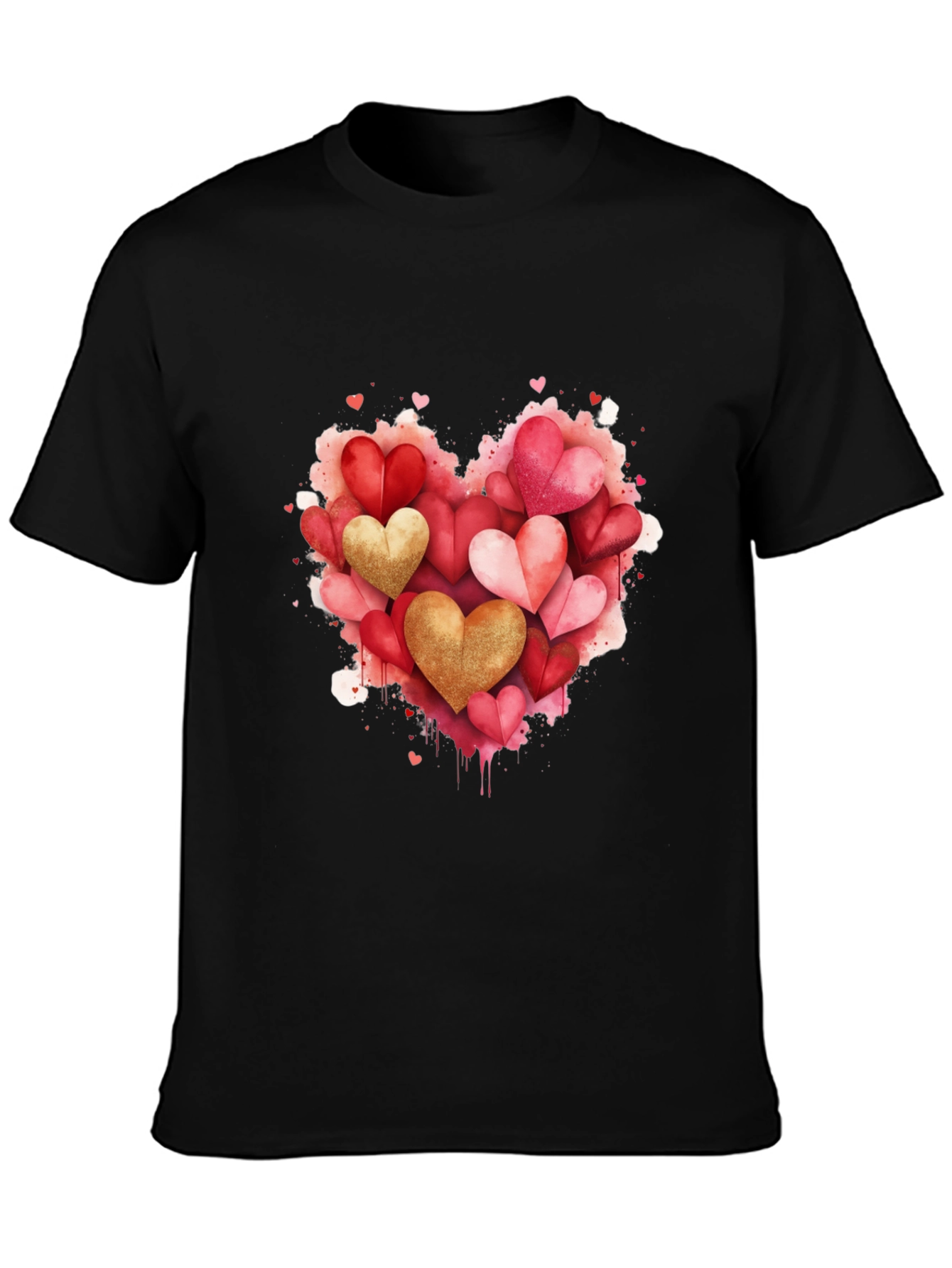 Heart Valentines Day Graphic T-Shirt