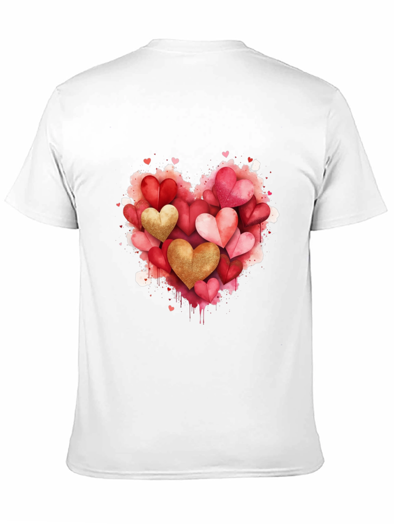 Heart Valentines Day Graphic T-Shirt
