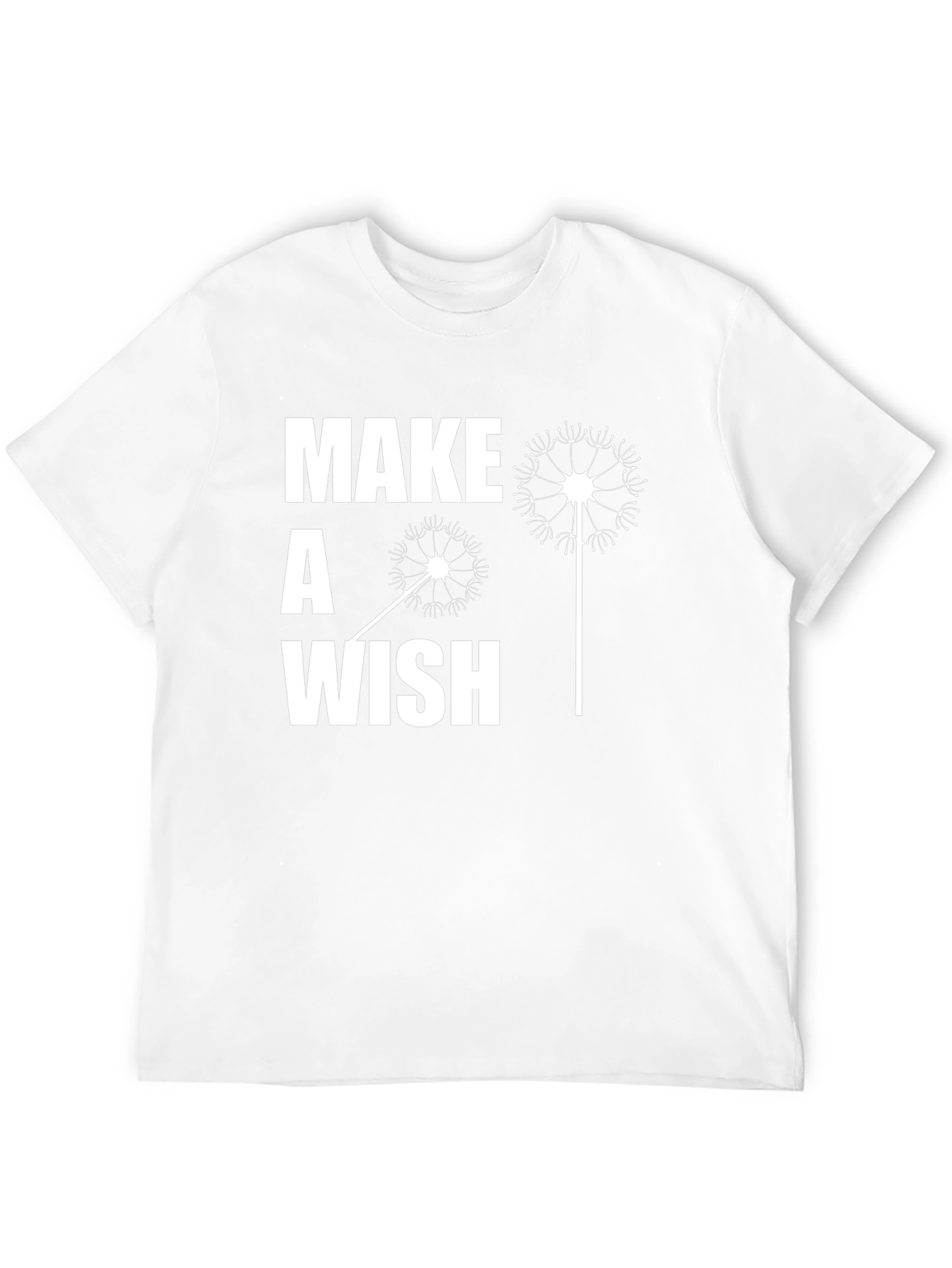 Make a Wish Graphic Tee - Casual Black T-Shirt
